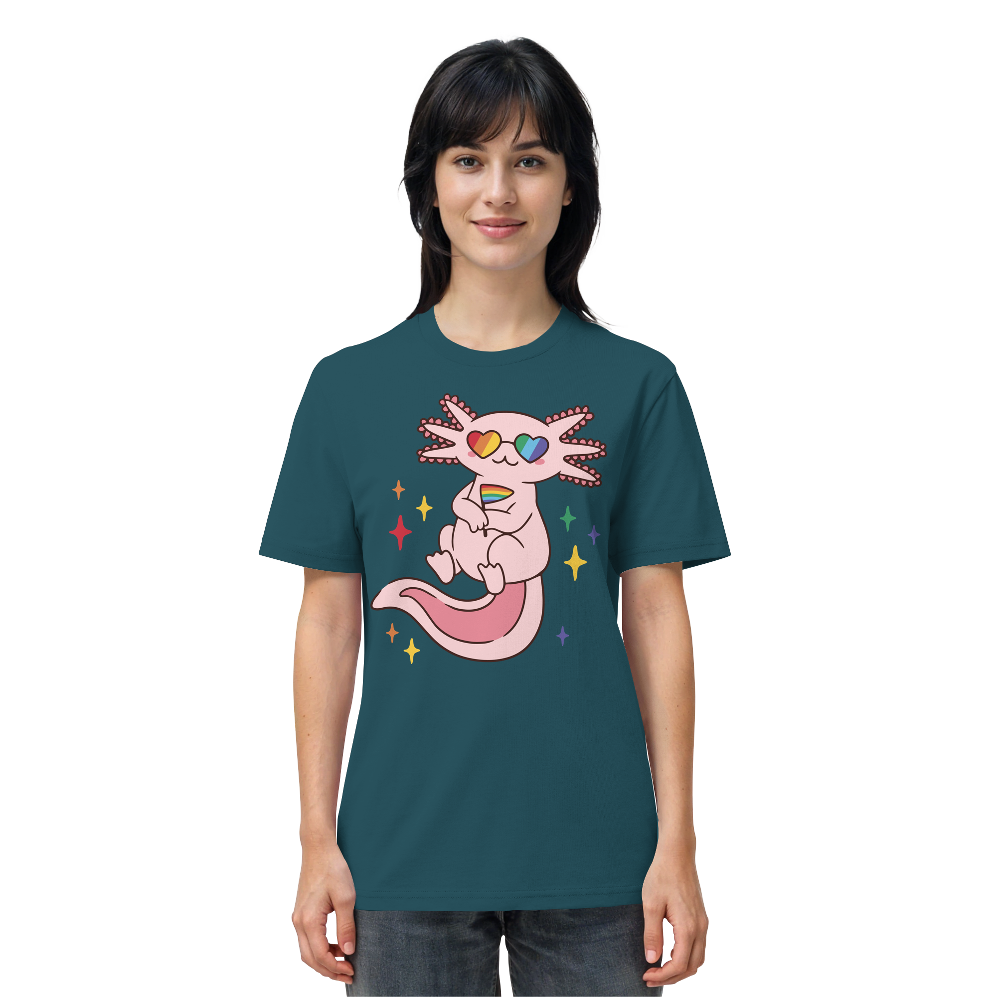 Big Pride Axolotl - Organic Shirt