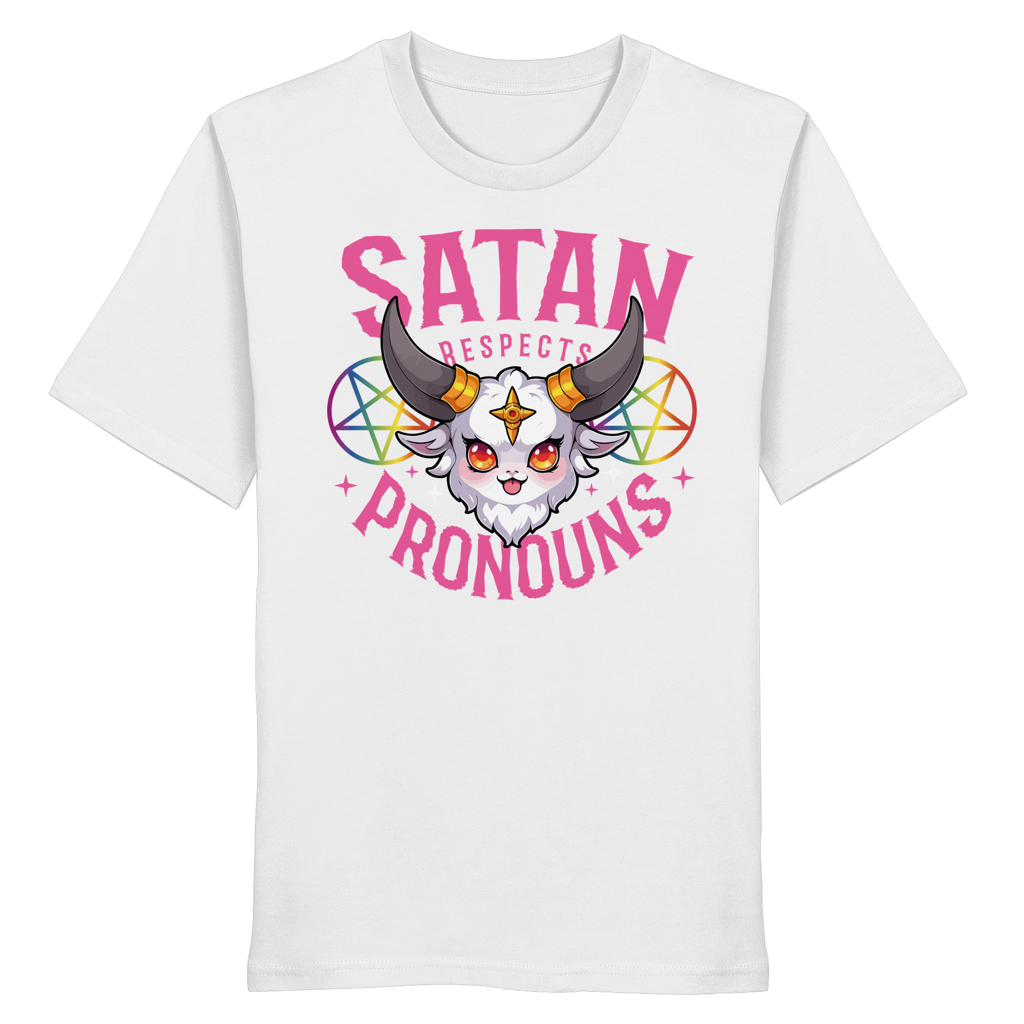 Satan Respects Pronouns - Organic Shirt