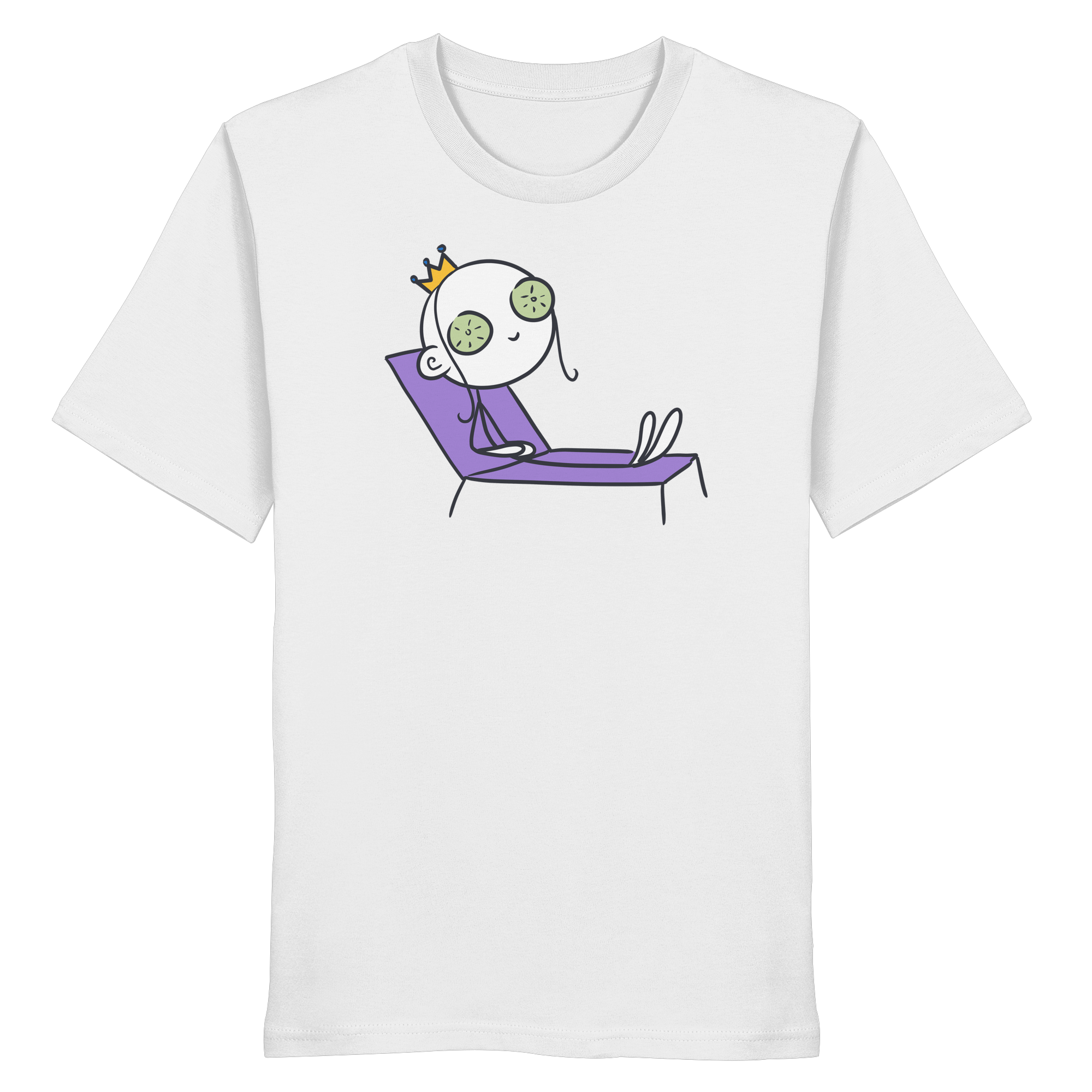 Seelenmännchen "Chill Out Edition" Frontprint - Organic Shirt