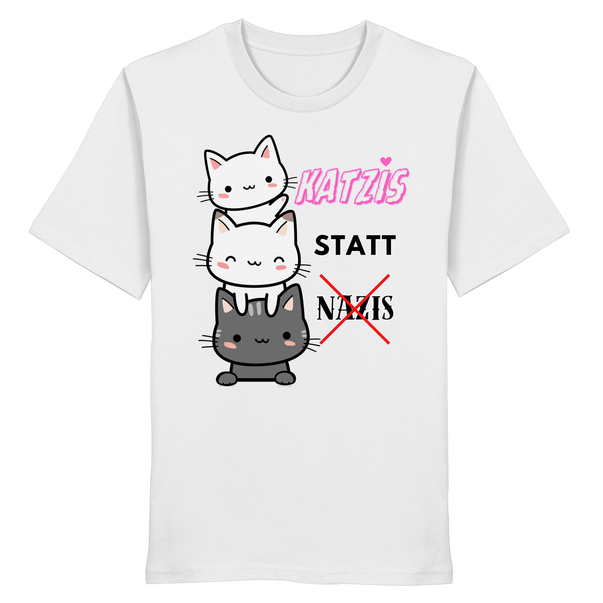 Katzis statt Nazis - Organic Shirt