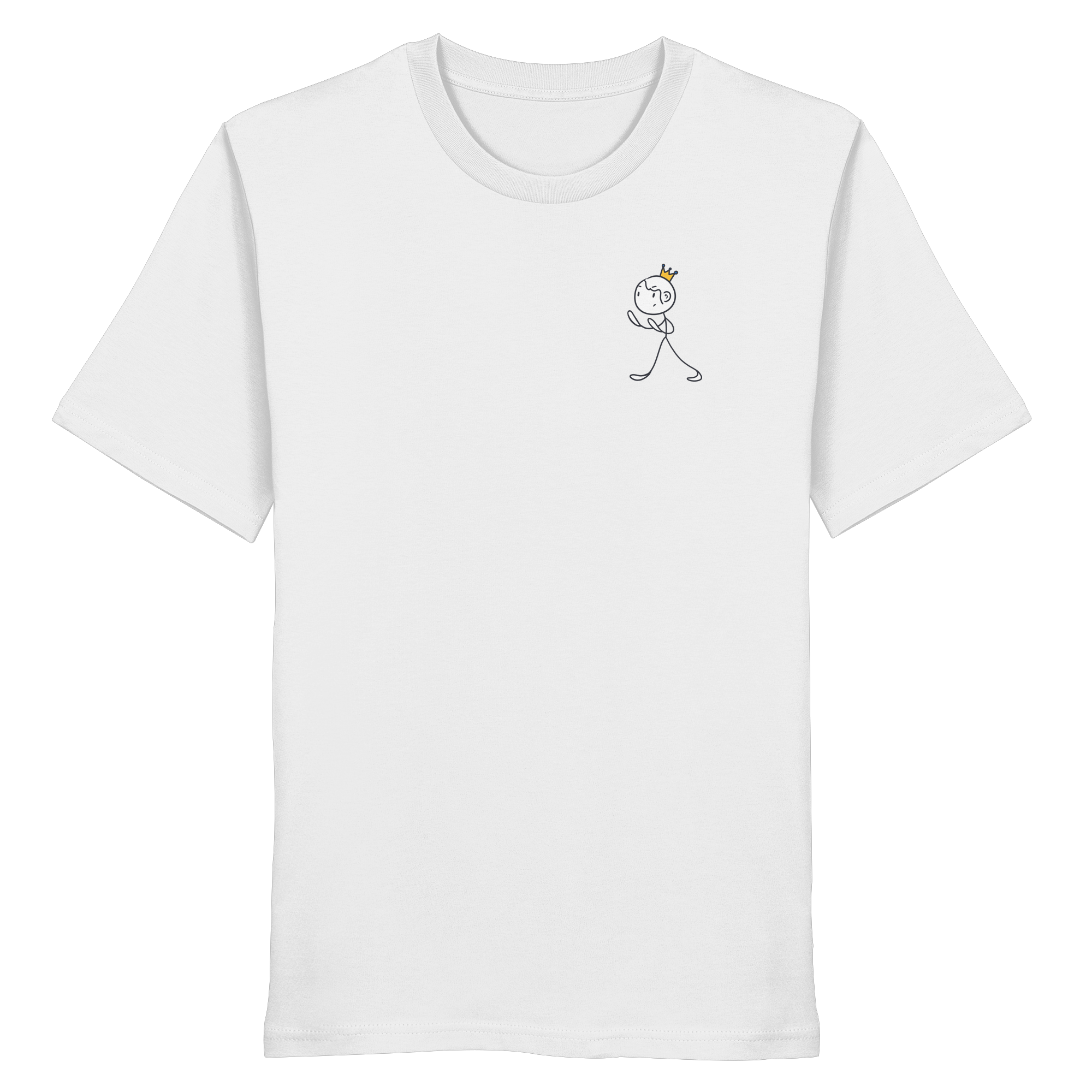 Seelenmännchen "Selbstverteidigung Edition" Brustprint (hell) - Organic Shirt