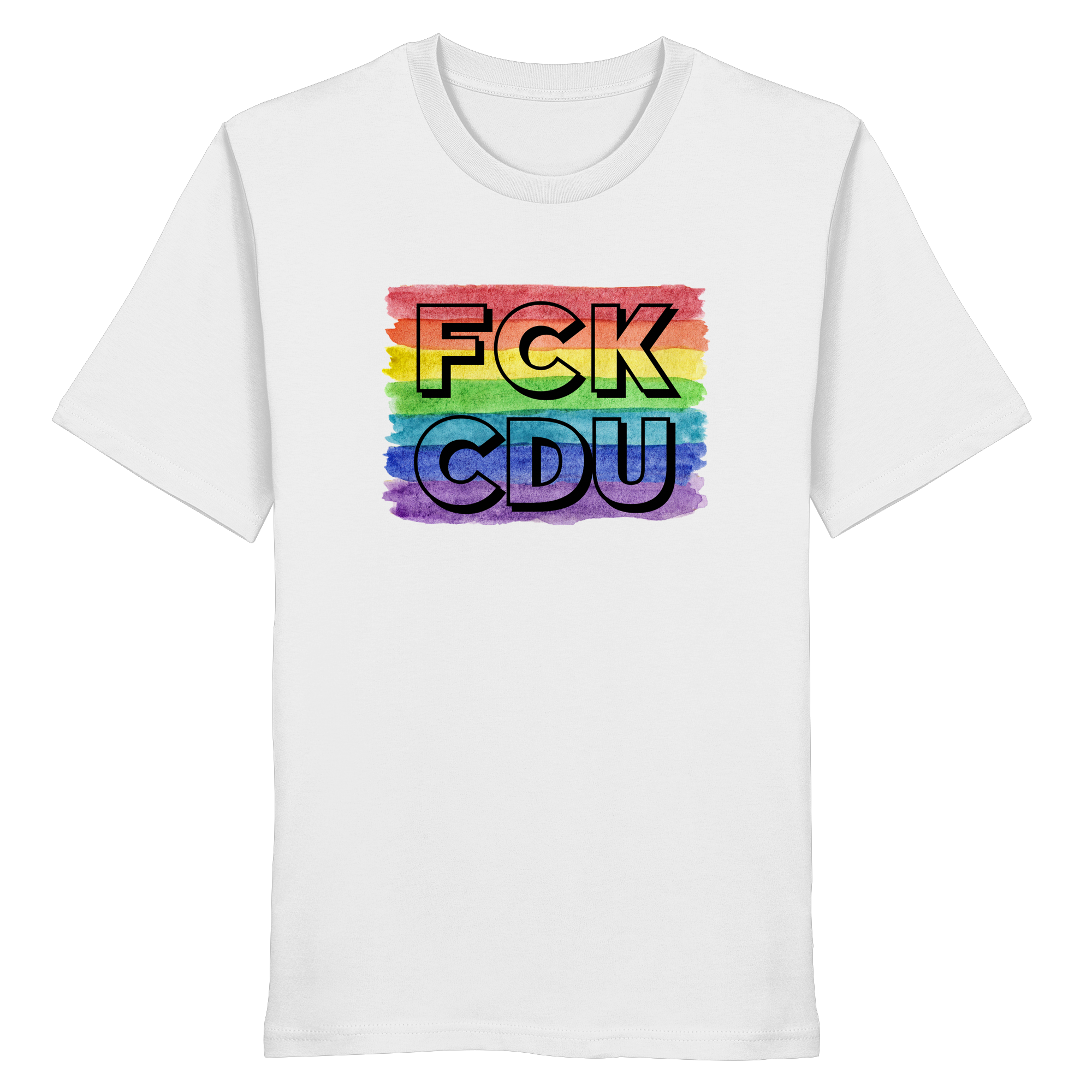 FCK CDU "Rainbow Resistance Edition" - Organic Shirt