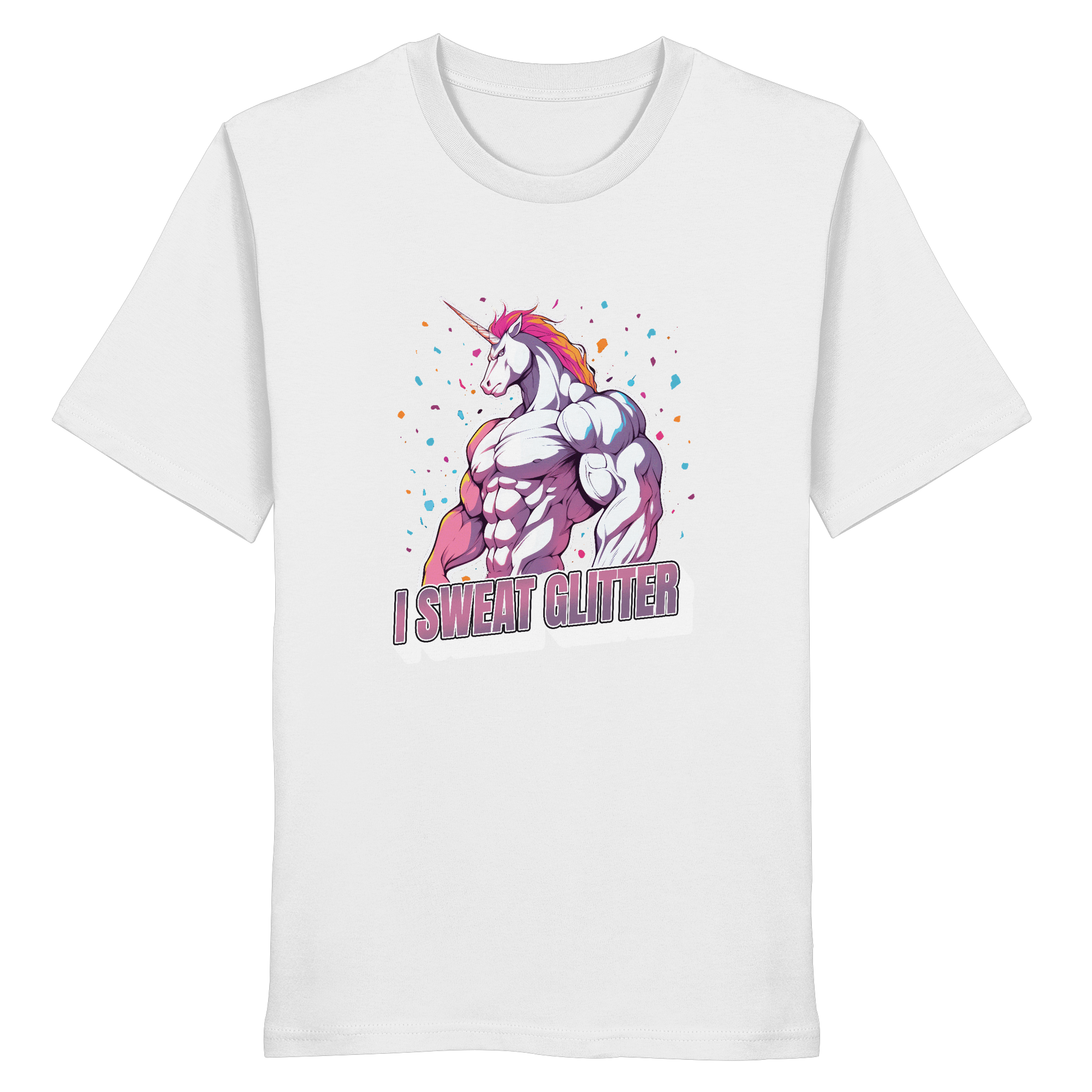 I sweat Glitter - Organic Shirt