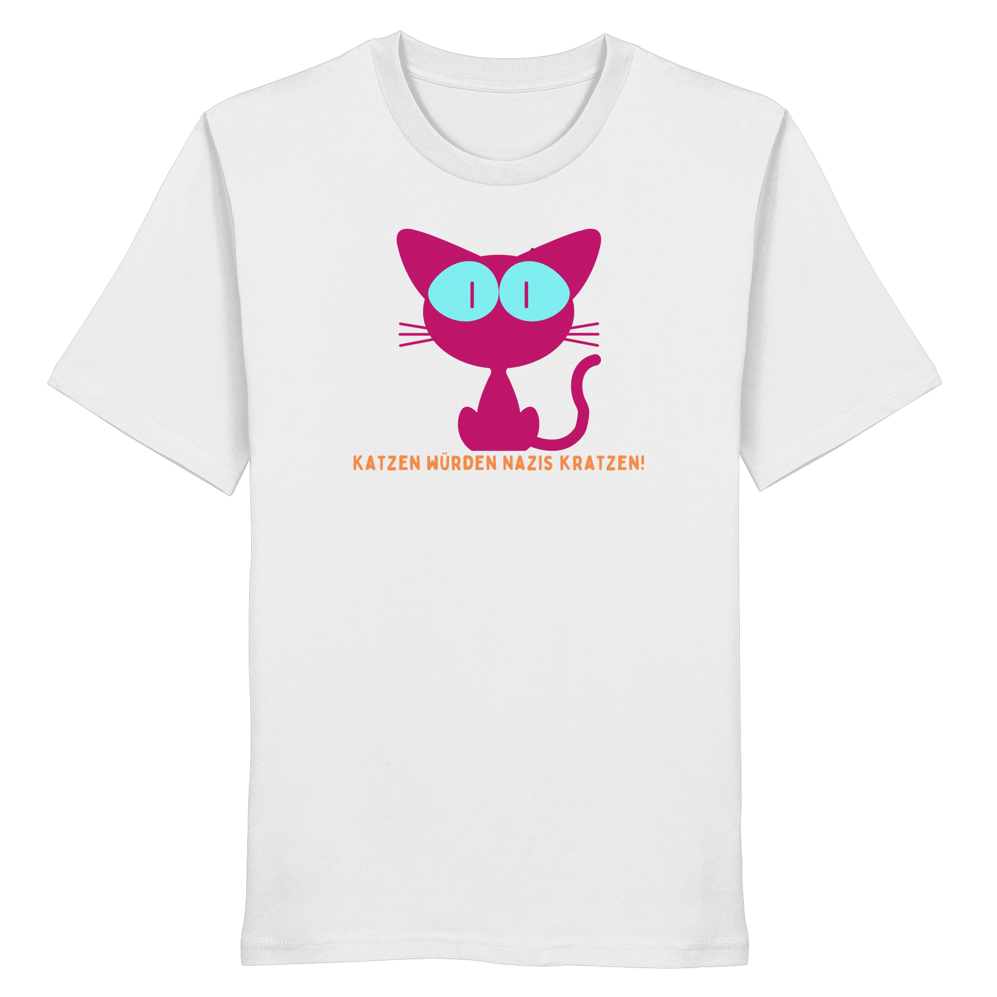 Katzen würden Nazis kratzen - Organic Shirt