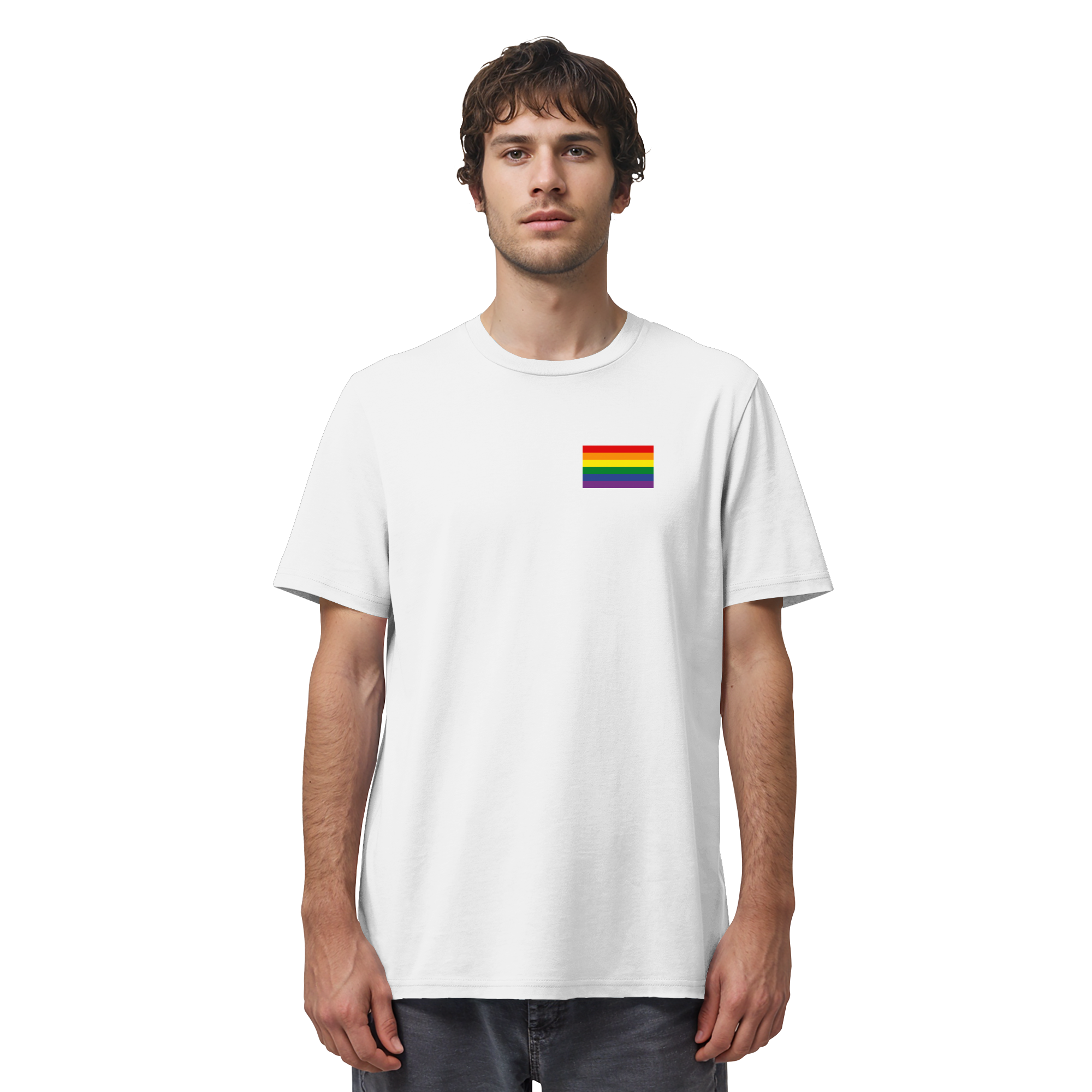 Regenbogen Pride Flag - Organic Shirt