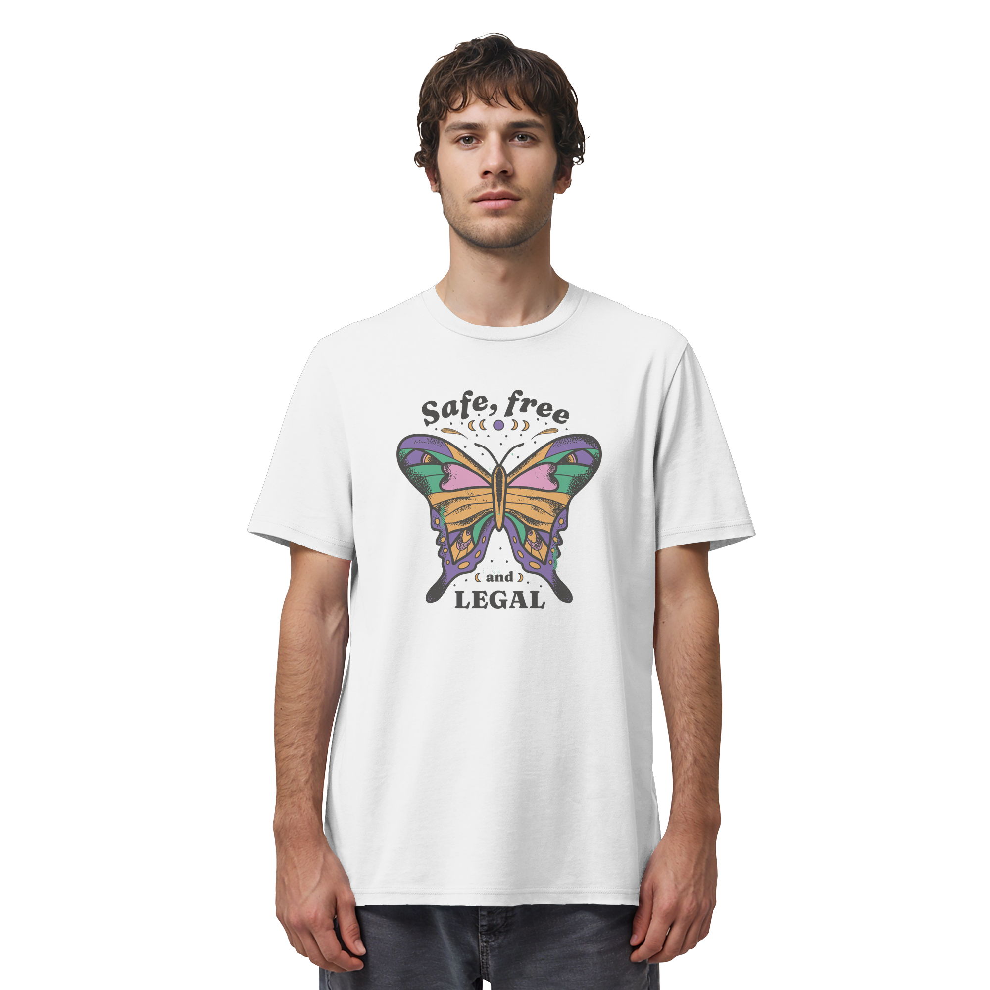 Safe Free Legal "Schmetterling Edition" - Organic Shirt