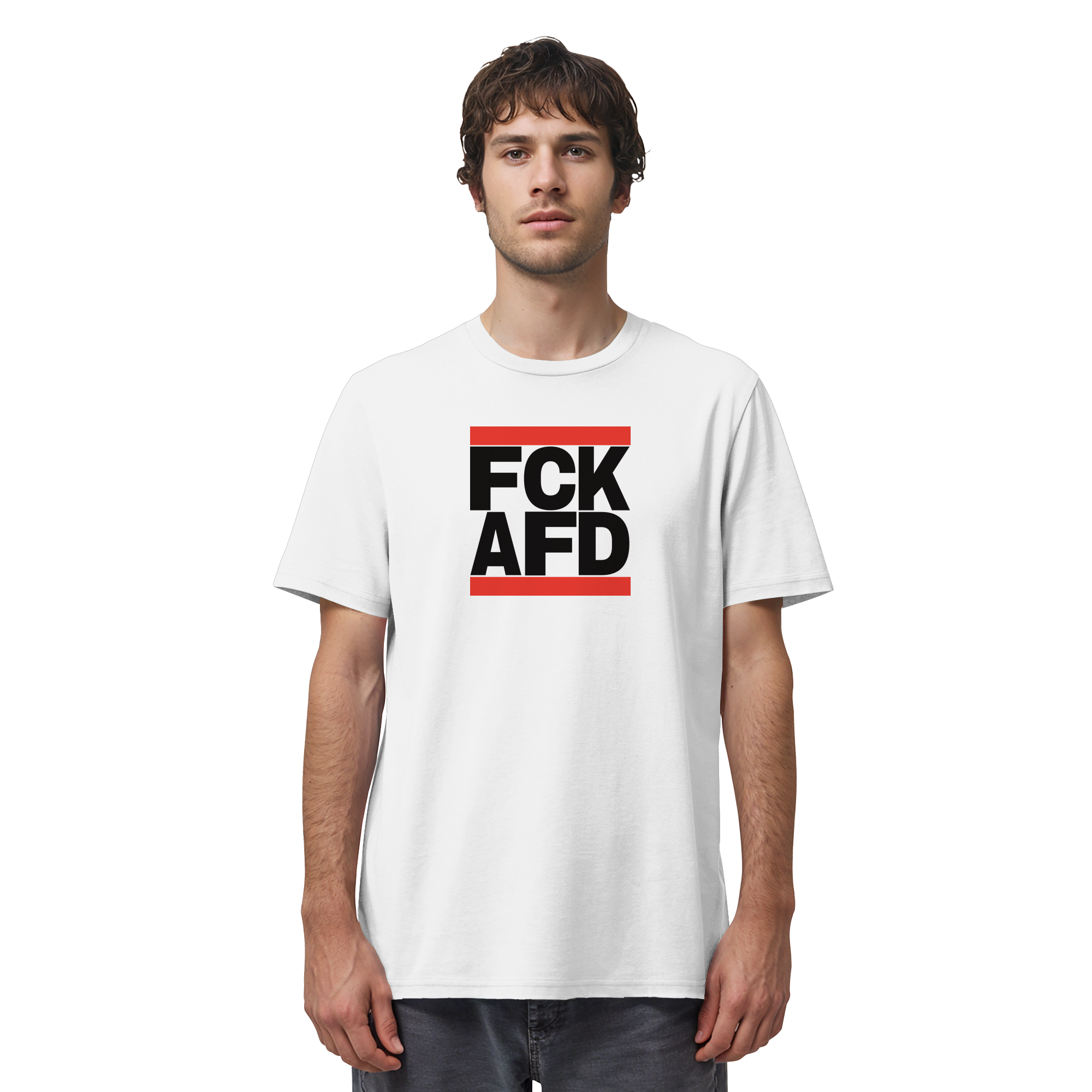 FCK AFD (schwarze Schrift) - Organic Shirt