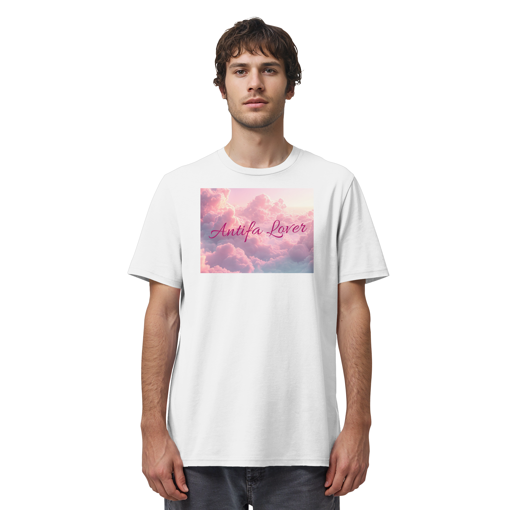 Antifa Lover Antifa Lover Backprint - Organic Shirt