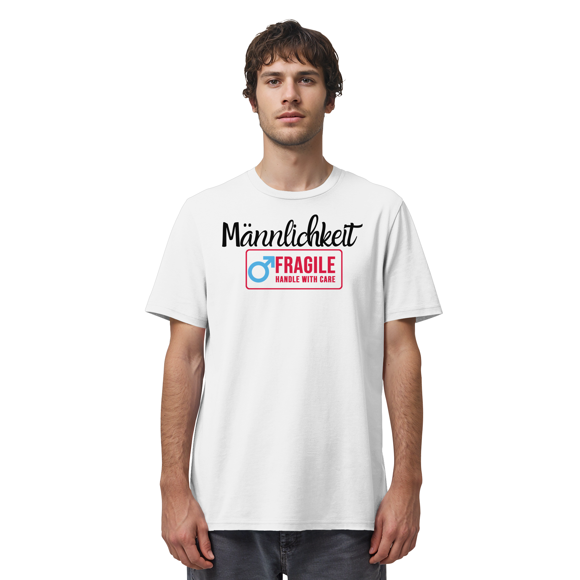 Männlichkeit: Handle with Care - Organic Shirt