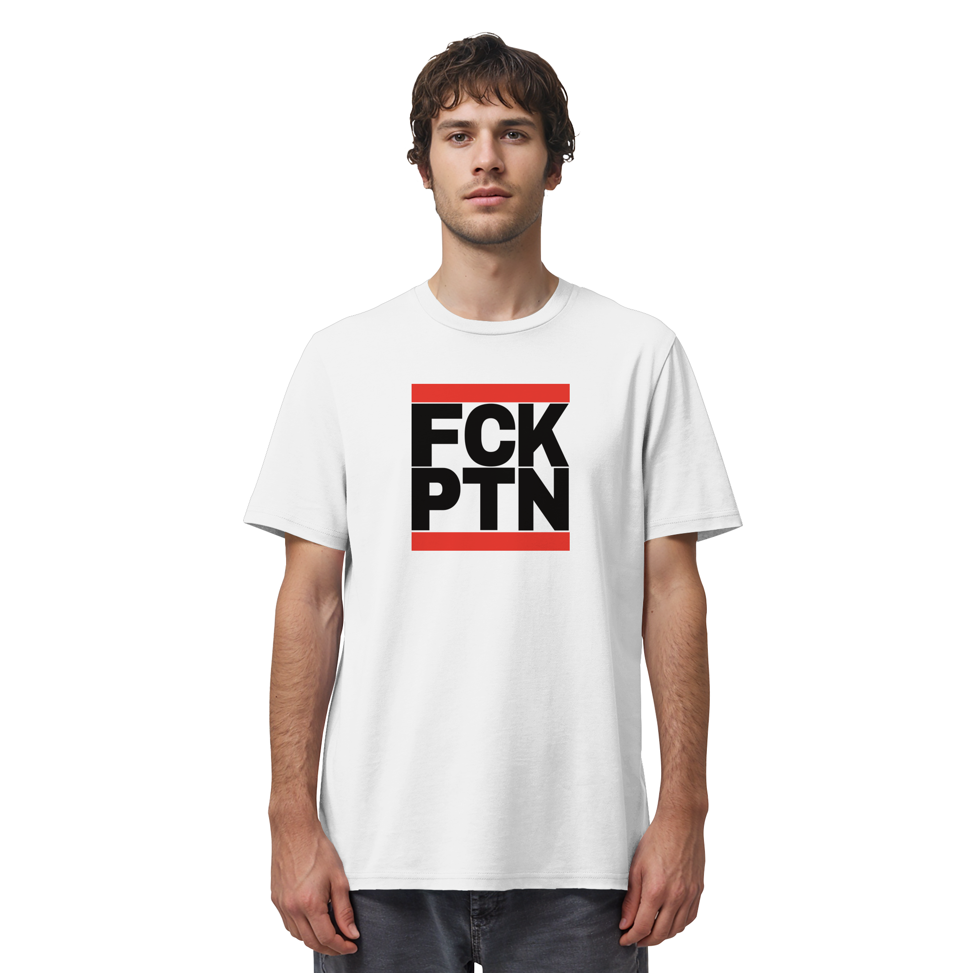 FCK PTN (schwarze Schrift) - Organic Shirt