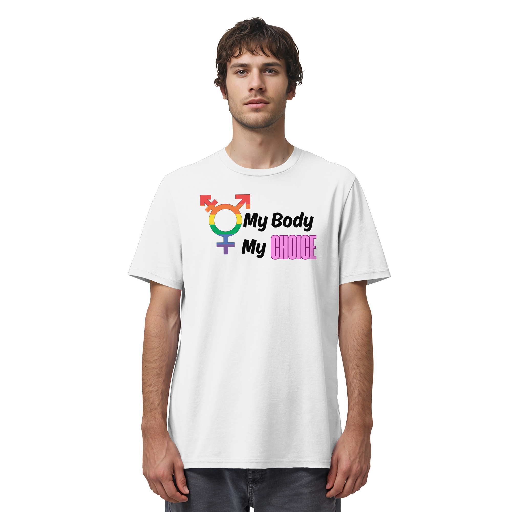 My Body My Choice "Rainbow Resistance Edition" - Organic Shirt