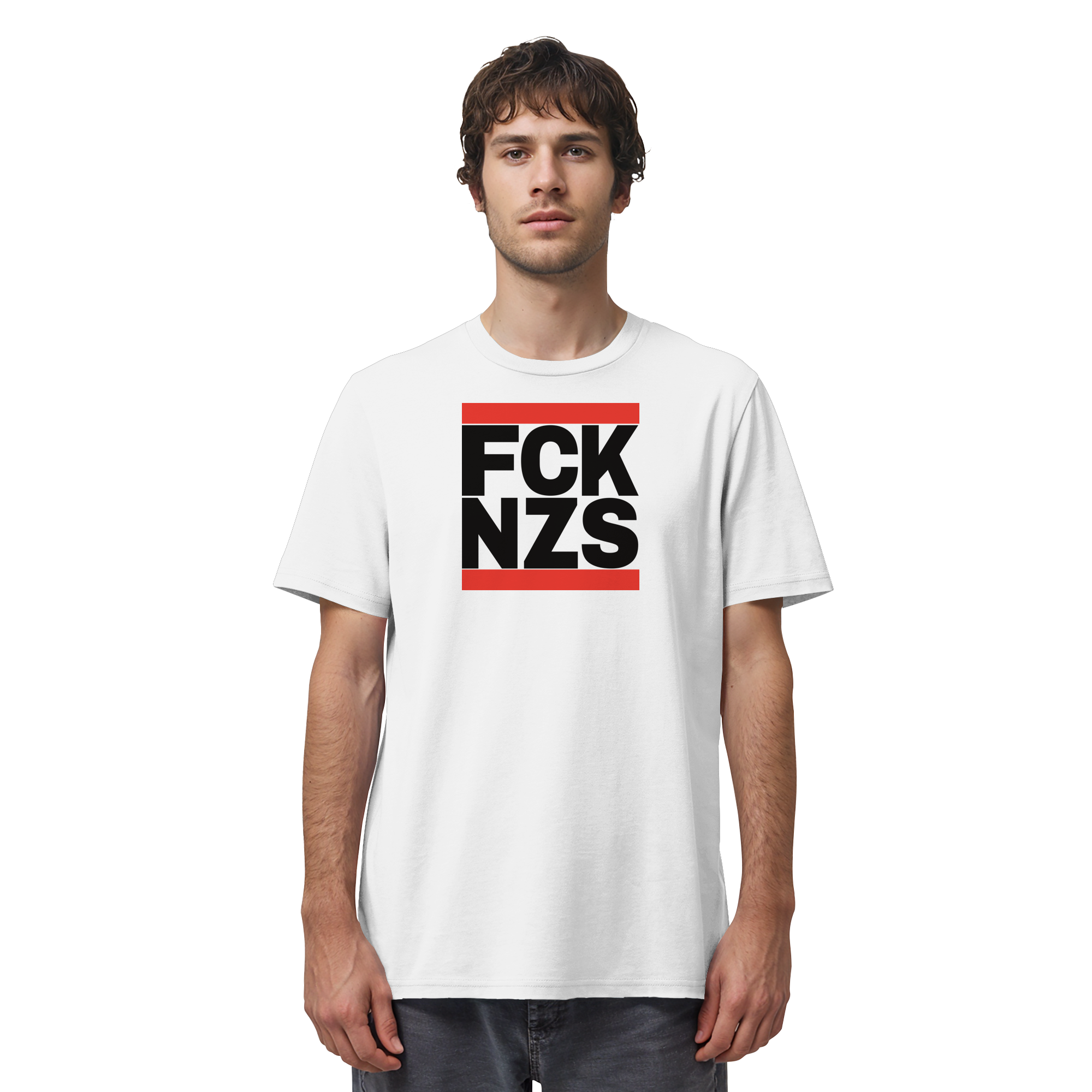 FCK NZS (schwarze Schrift) - Organic Shirt