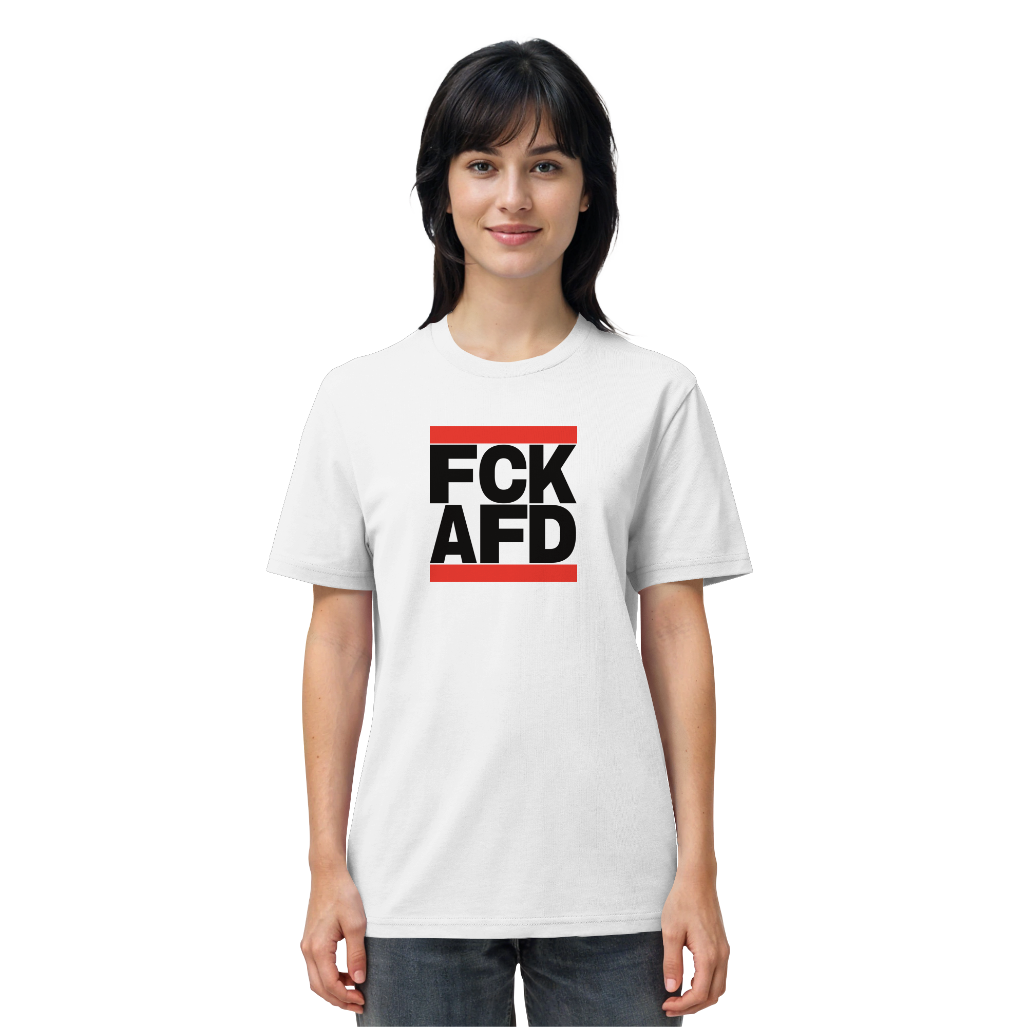 FCK AFD (schwarze Schrift) - Organic Shirt