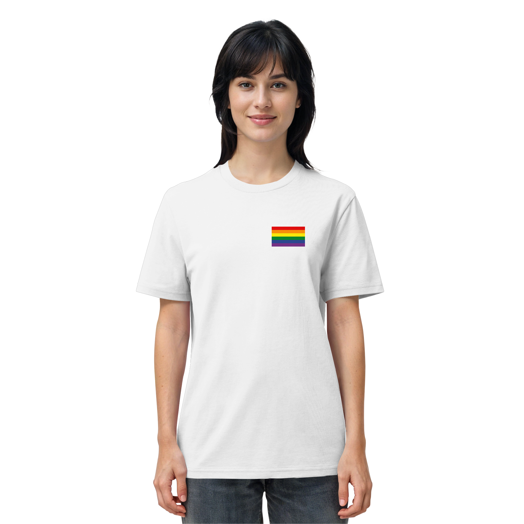 Regenbogen Pride Flag - Organic Shirt