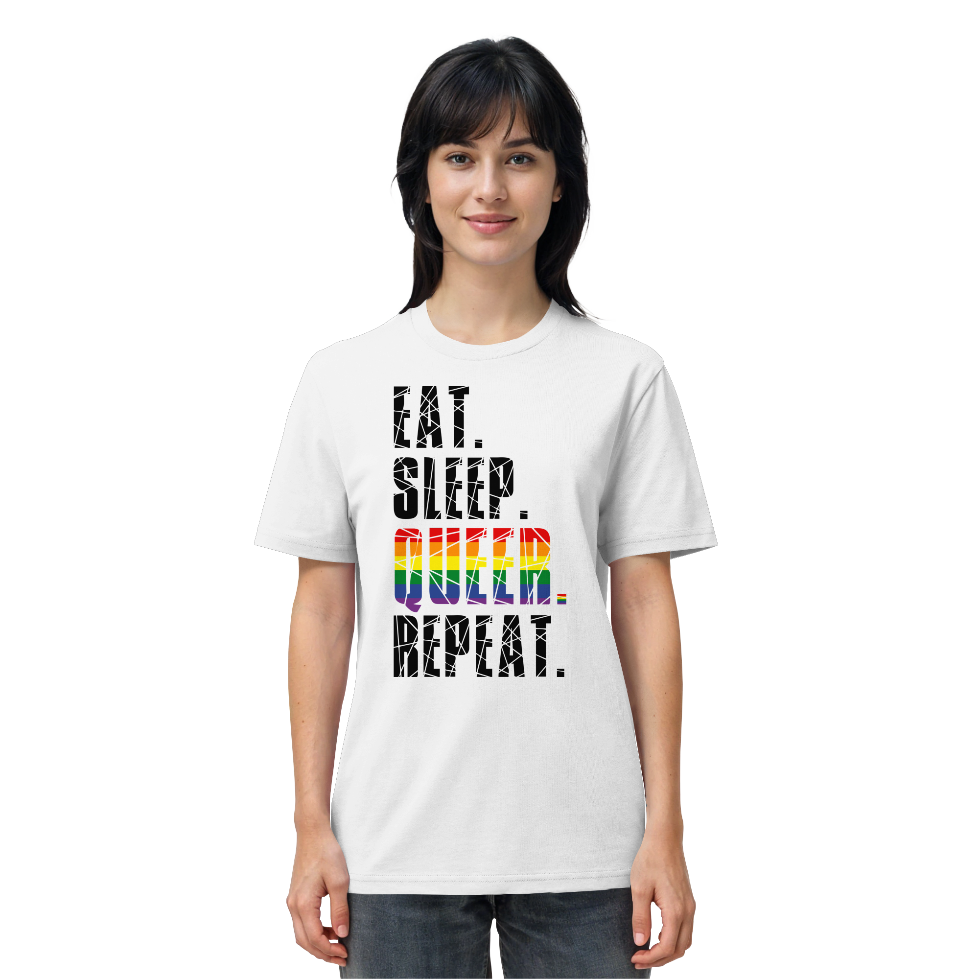 EAT. SLEEP. QUEER. REPEAT. - Organic Shirt