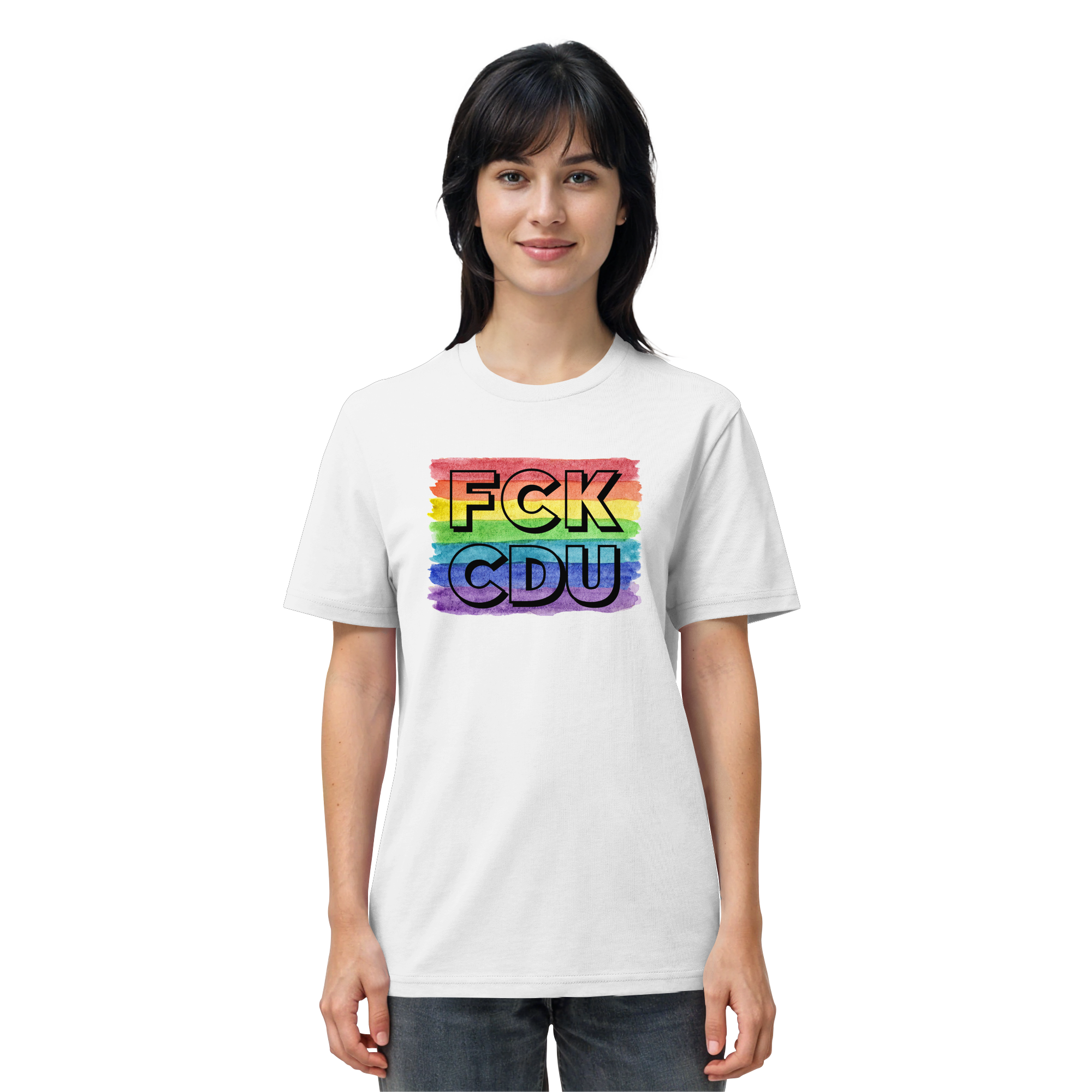 FCK CDU "Rainbow Resistance Edition" - Organic Shirt