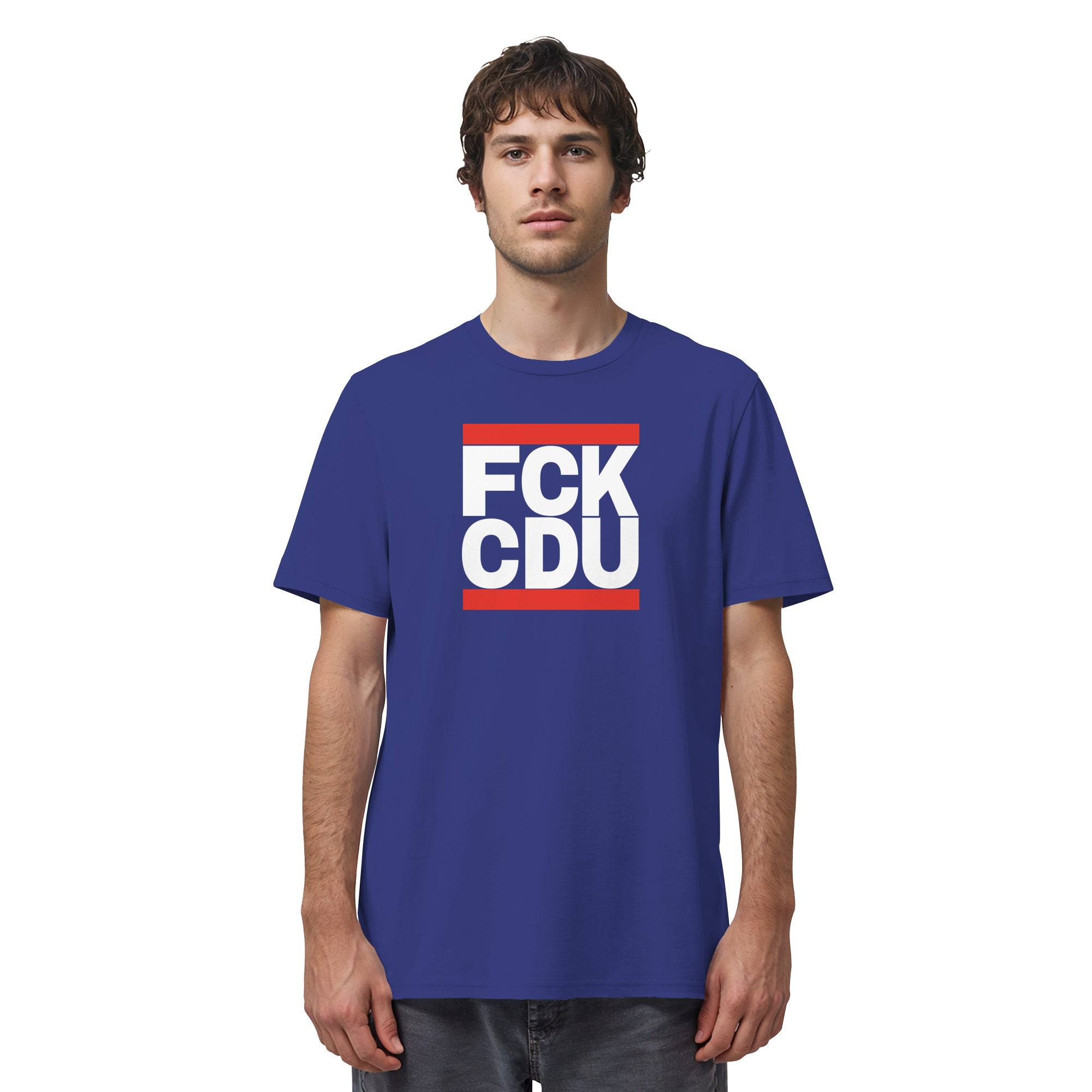 FCK CDU (weiße Schrift) - Organic Shirt