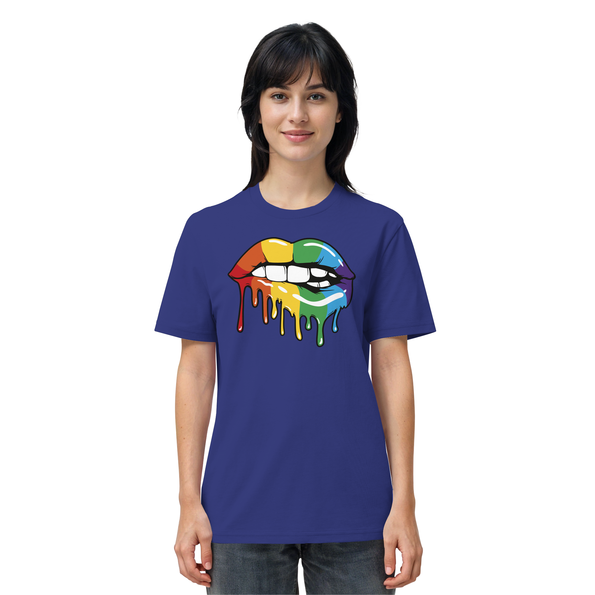 Regenbogen Lippen - Organic Shirt