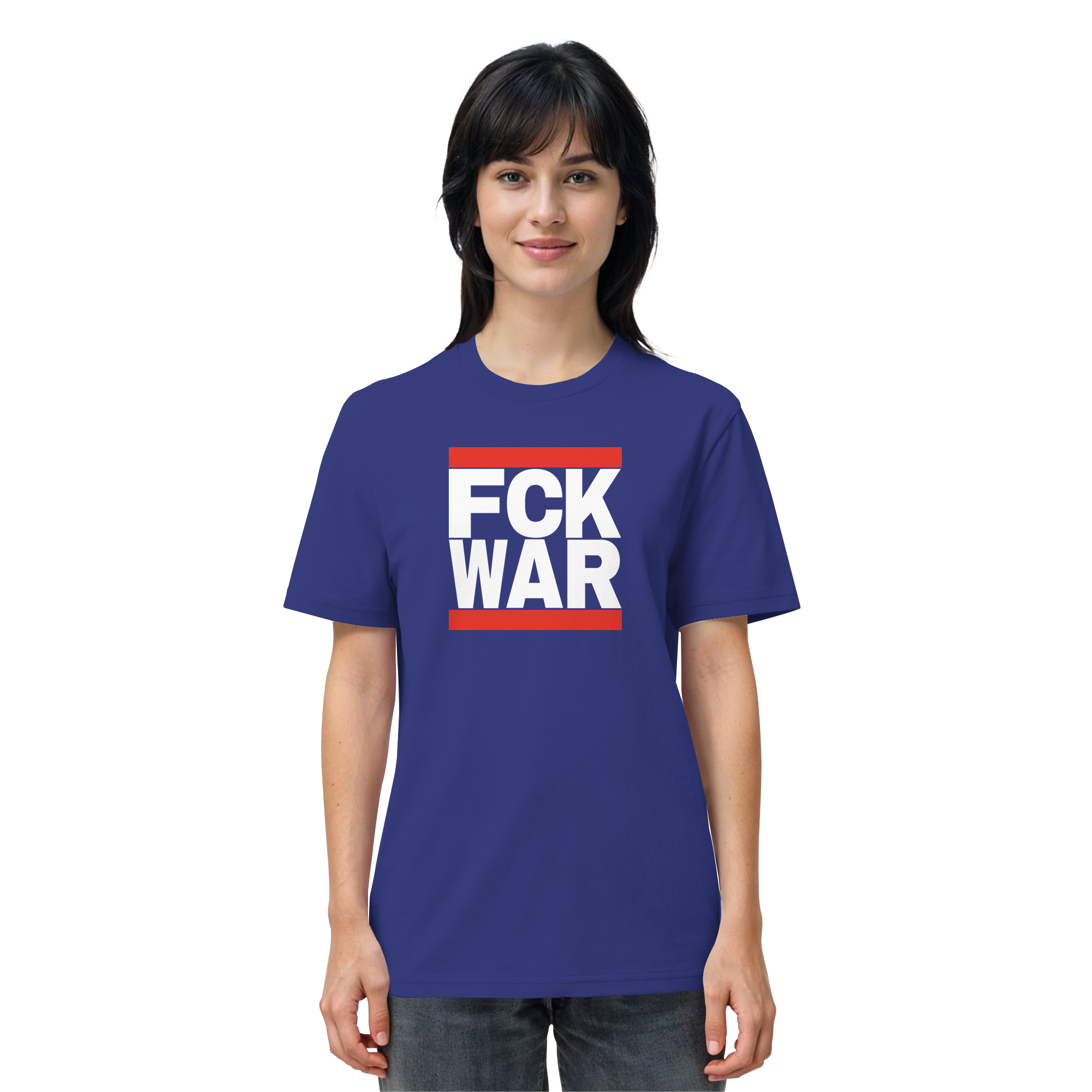 FCK WAR (weiße Schrift) - Organic Shirt