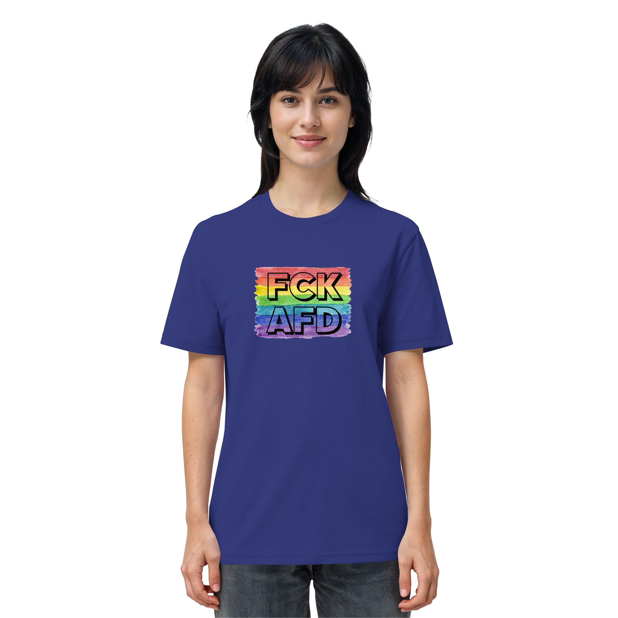 FCK AFD "Rainbow Resistance Edition" - Organic Shirt