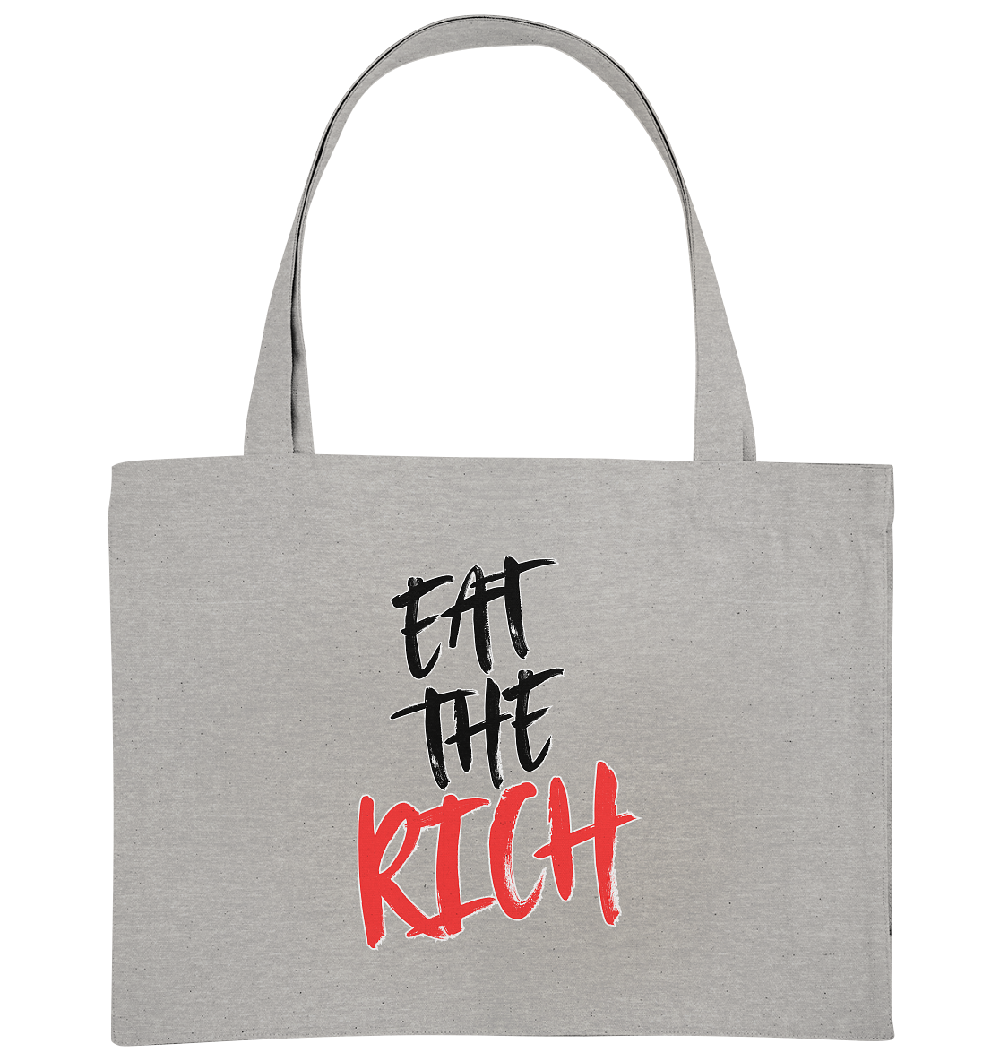 Eat the Rich "Skull Edition" Backprint - Organic Shopping-Bag