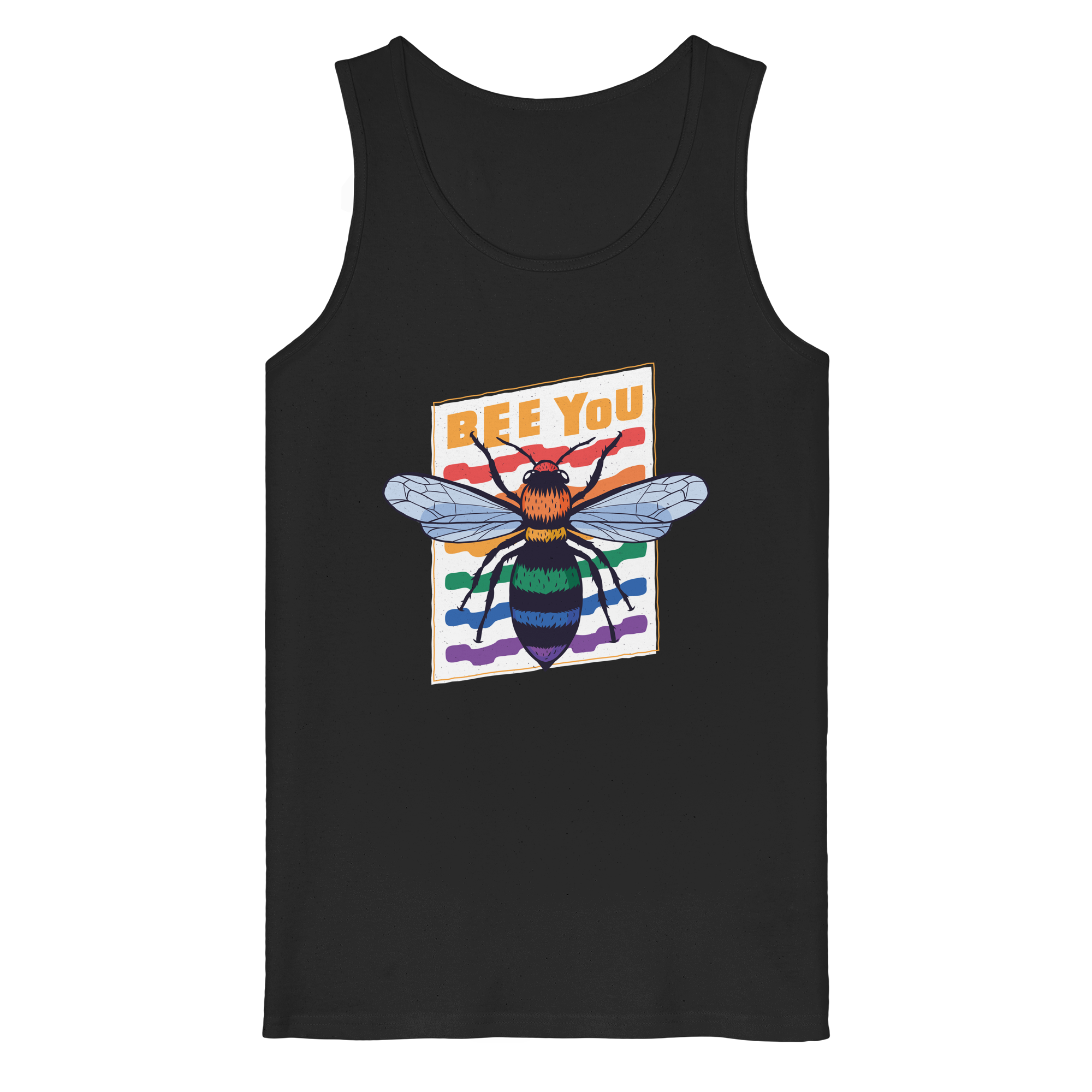 Bee You "Rainbow Edition" - Organic Tank Top