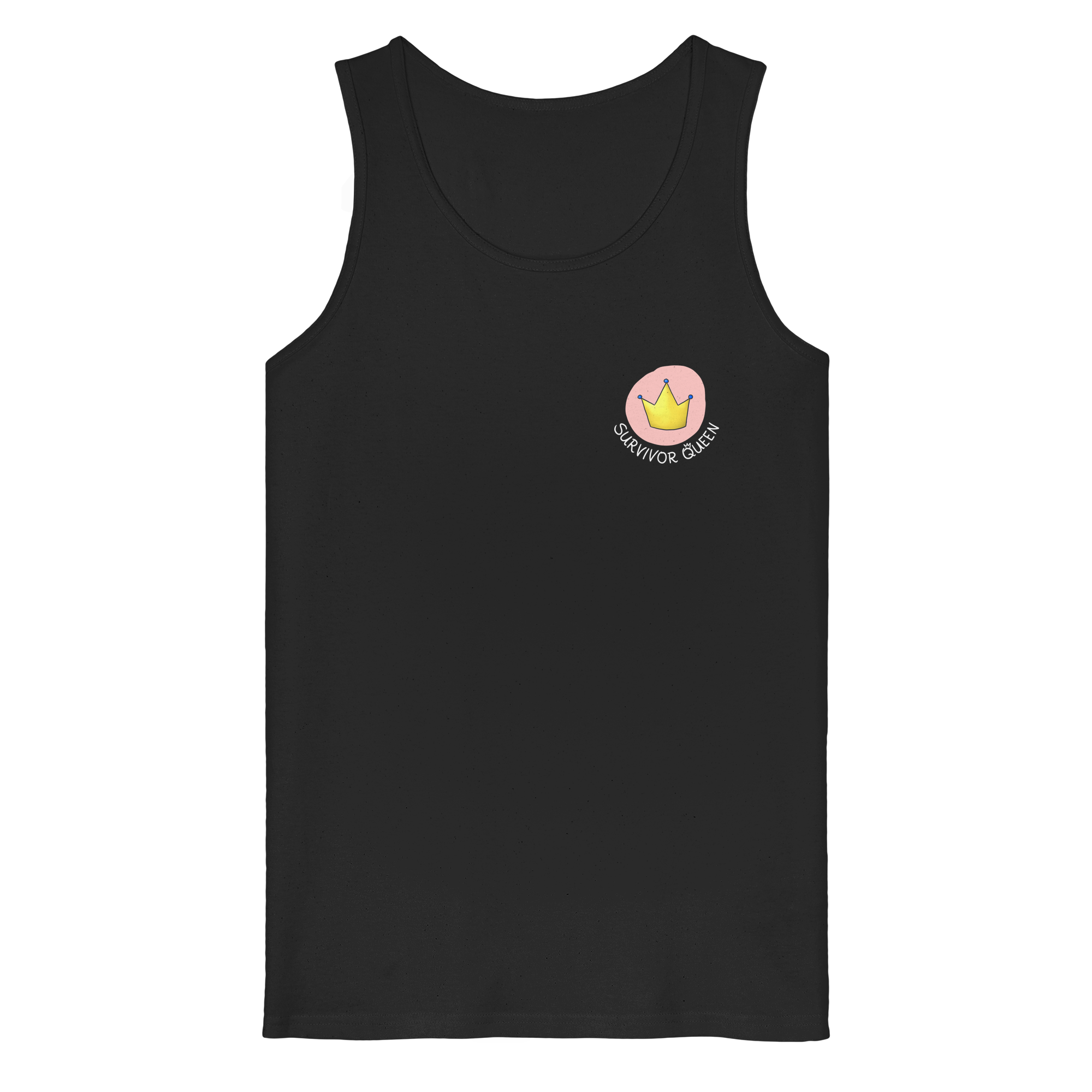 Survivor Queens Logo "Schriftzug Edition" Brustprint (dunkel) - Organic Tank Top