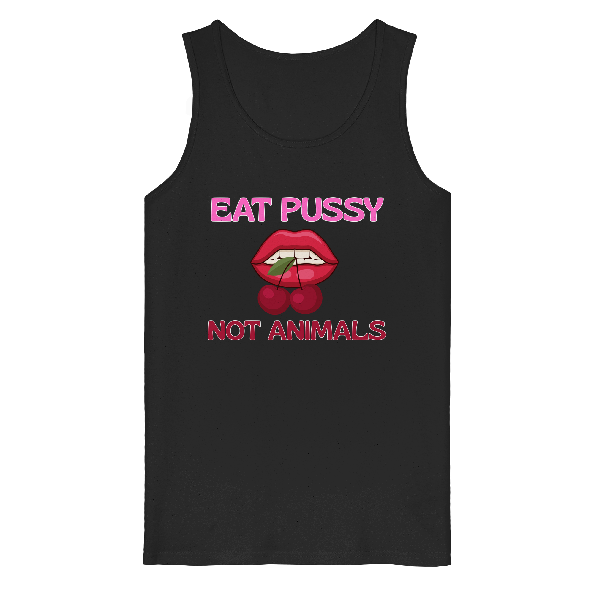 Eat Pussy Not Animals "Cherry Bite Edition" - Organic Tank Top