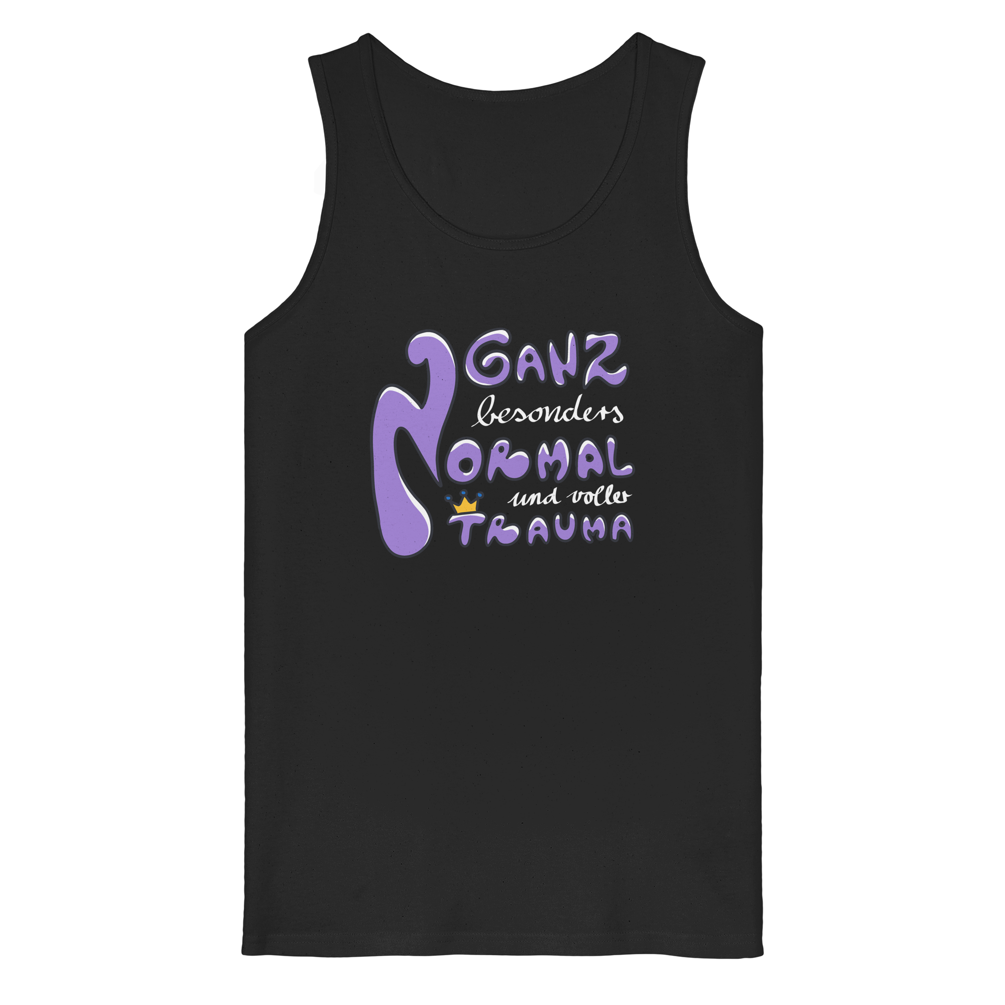 Ganz besonders Normal und voller Trauma "Lila Edition" - Organic Tank Top