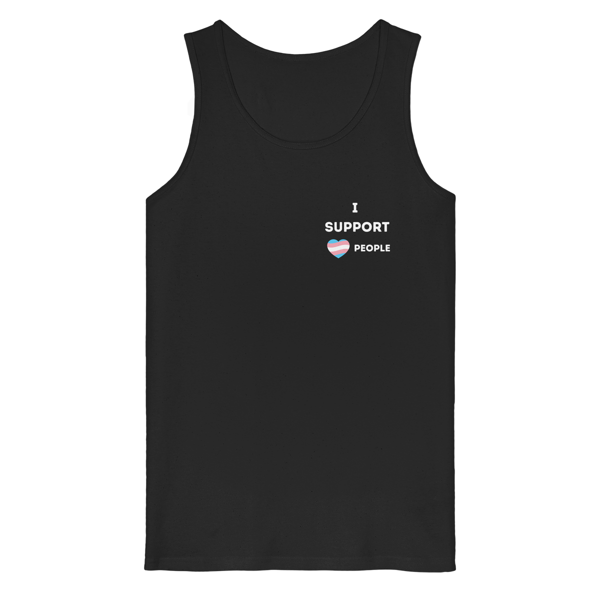 I support Trans People - Organic Tank Top