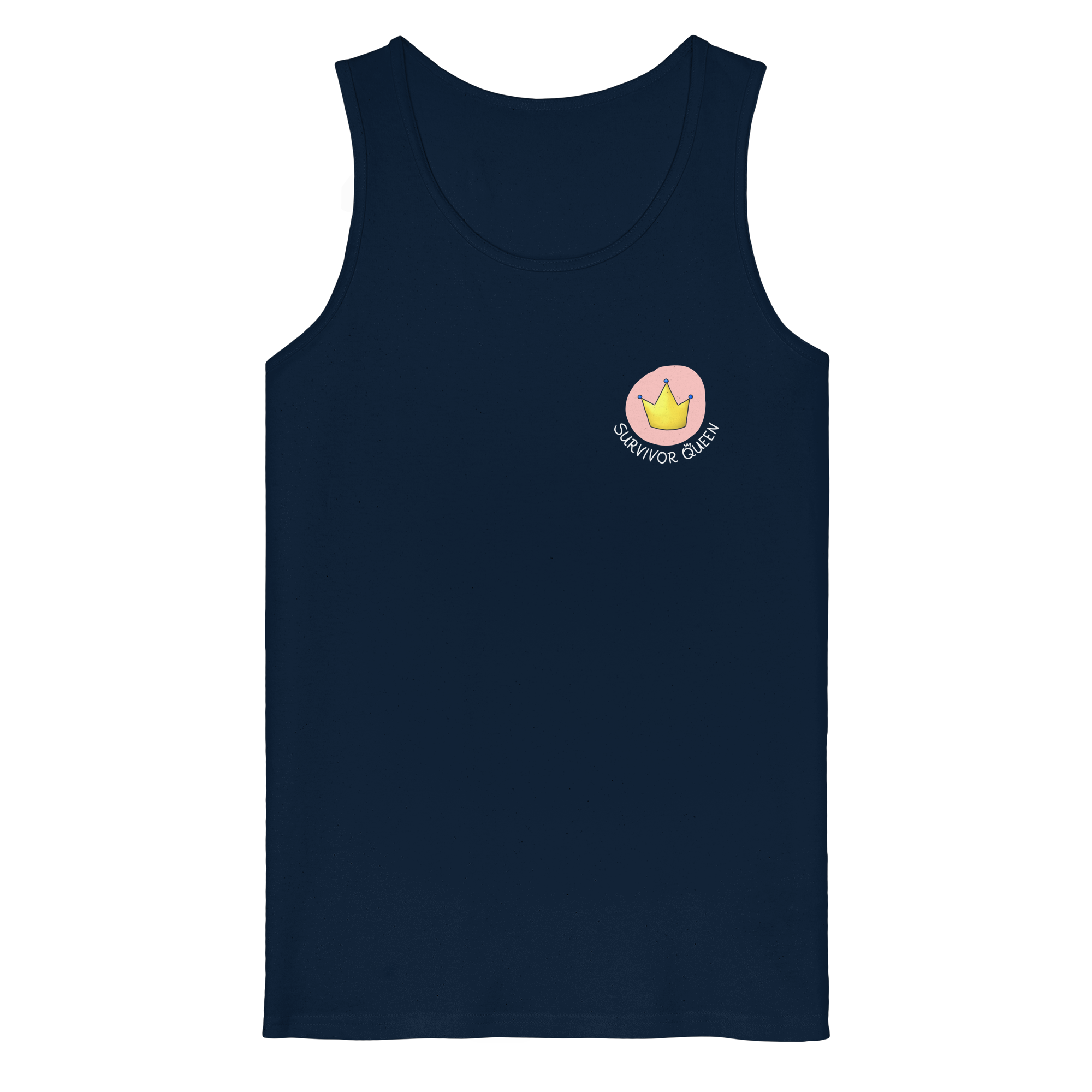 Survivor Queens Logo "Schriftzug Edition" Brustprint (dunkel) - Organic Tank Top