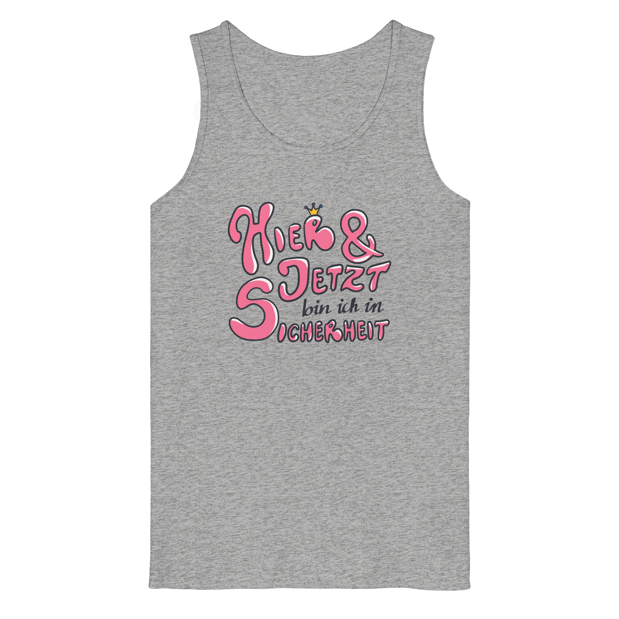 Hier und jetzt bin ich in Sicherheit "Pinke Edition" - Organic Tank Top