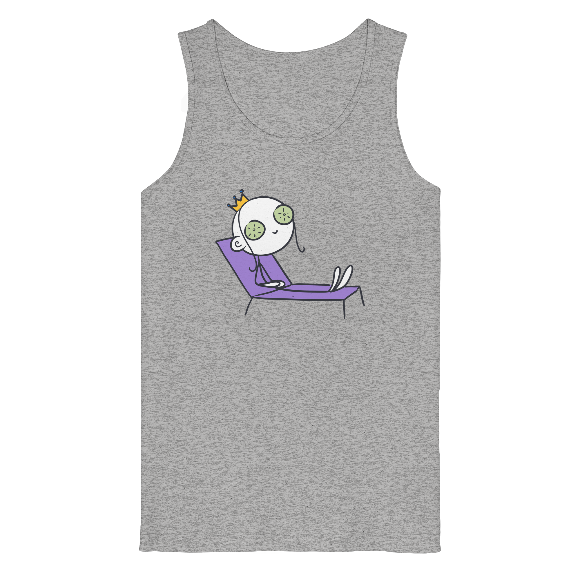 Seelenmännchen "Chill Out Edition" Frontprint - Organic Tank Top