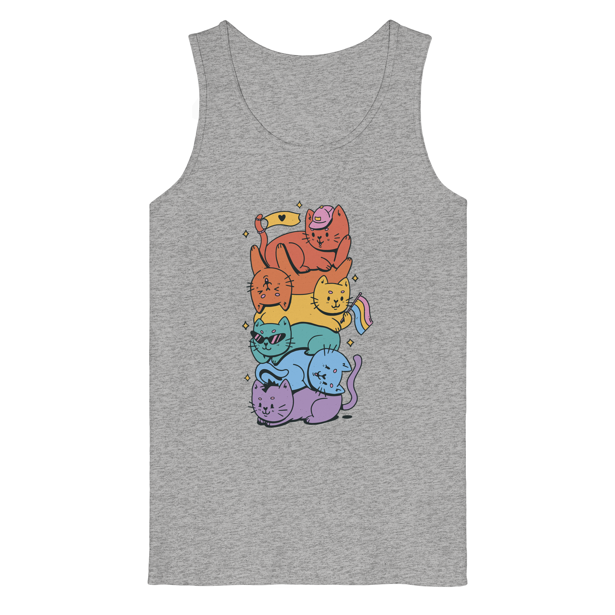 LGBTQ+ Katzen - Organic Tank Top