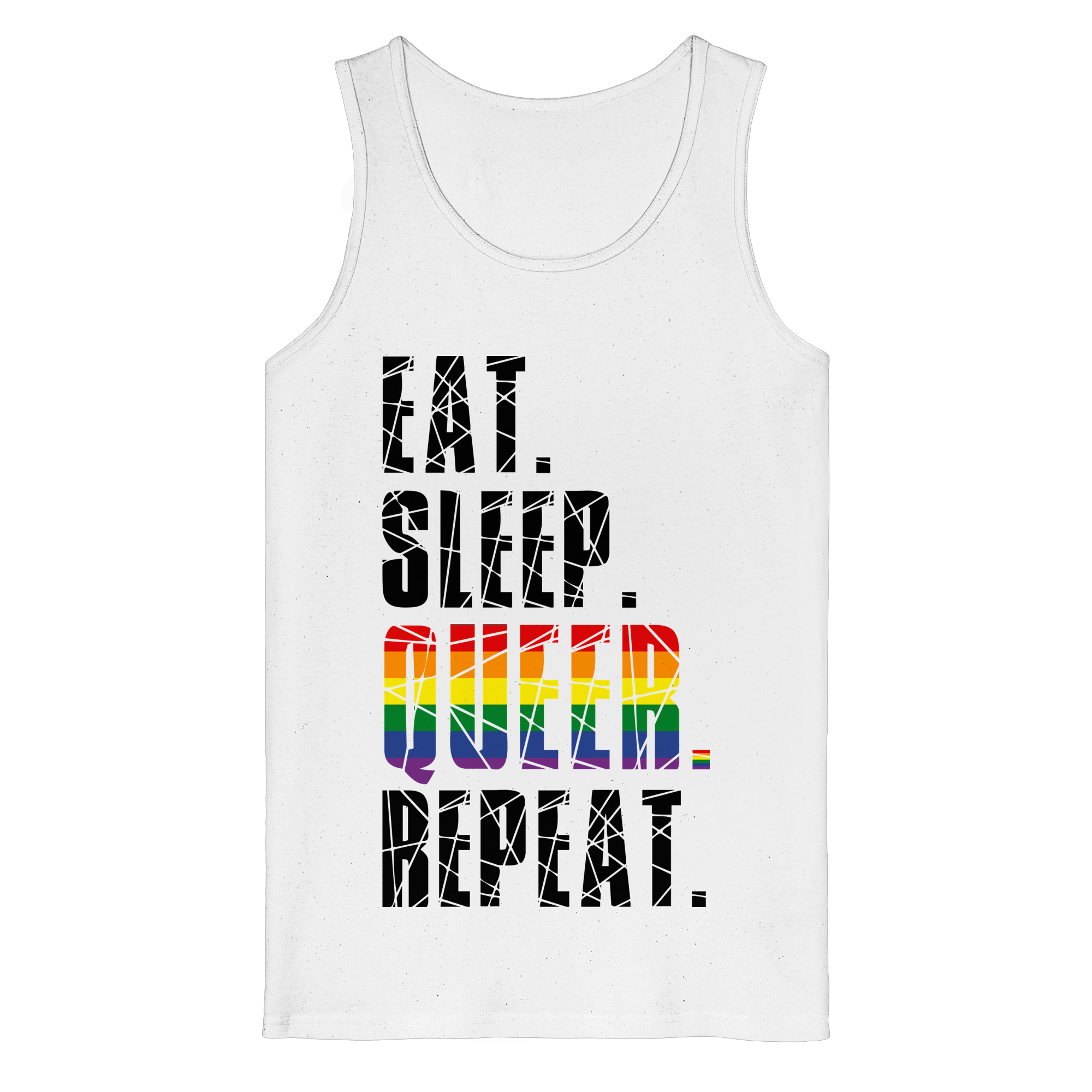 EAT. SLEEP. QUEER. REPEAT. - Organic Tank Top
