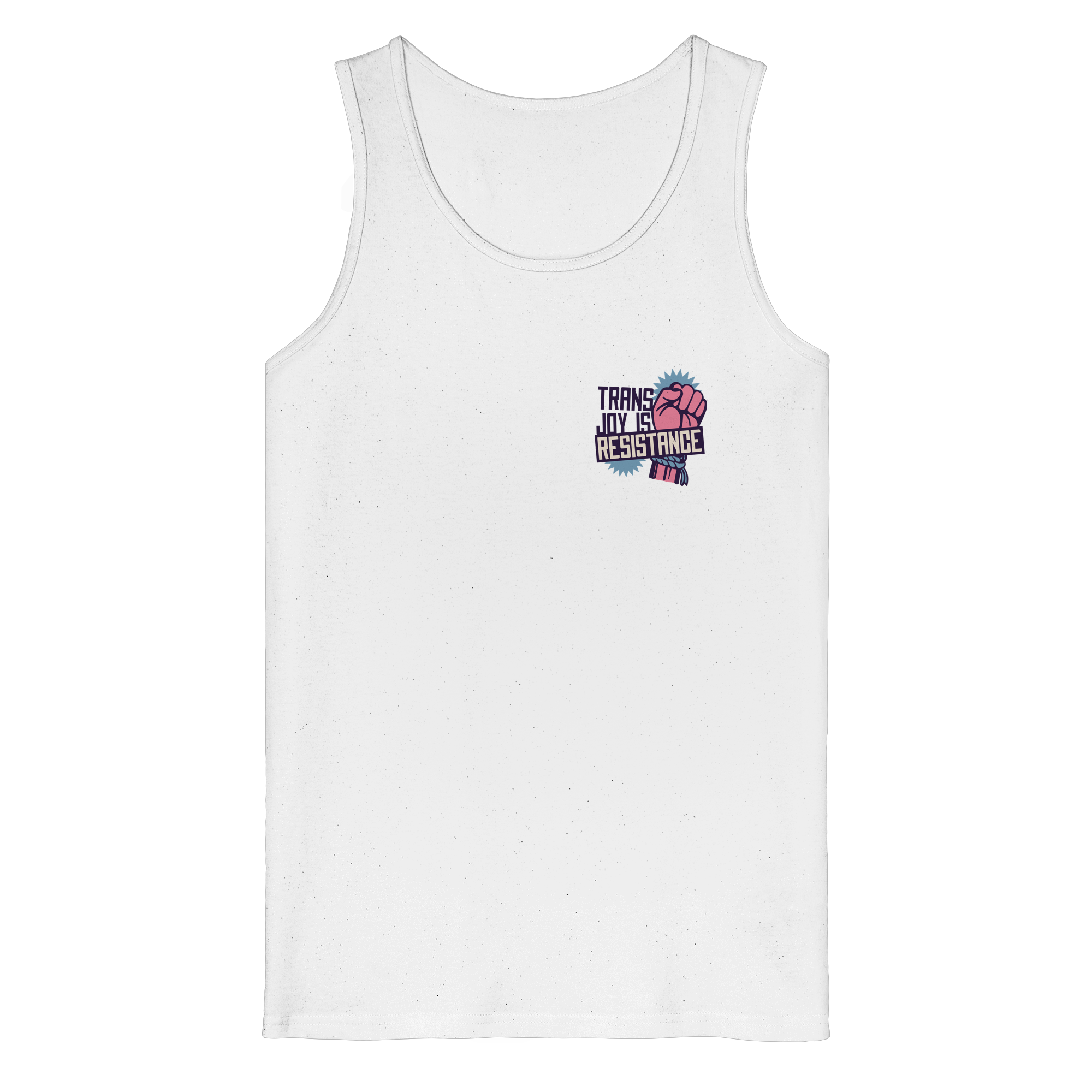 Trans Joy Is Resistance "Raised Fist Edition" - Organic Tank Top