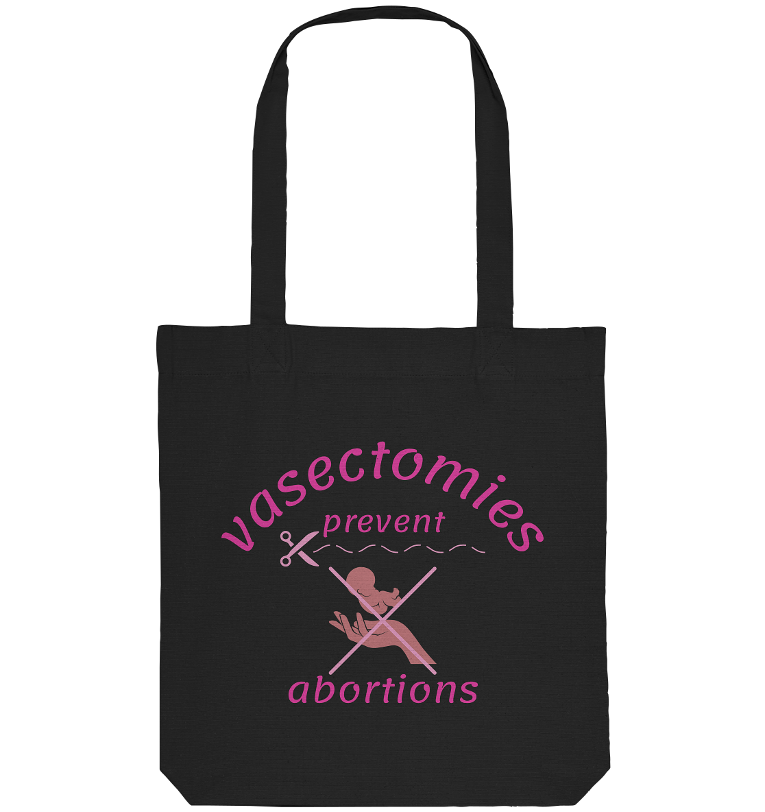 Vasectomies Prevent Abortions - Organic Tote-Bag