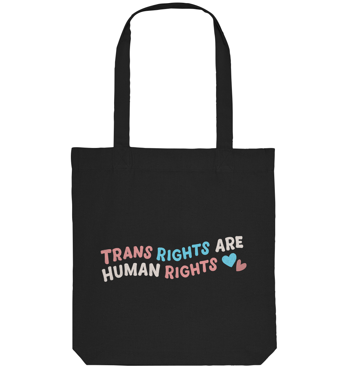 Trans Rights are Human Rights "Pastel Power Edition" - Organic Tote-Bag