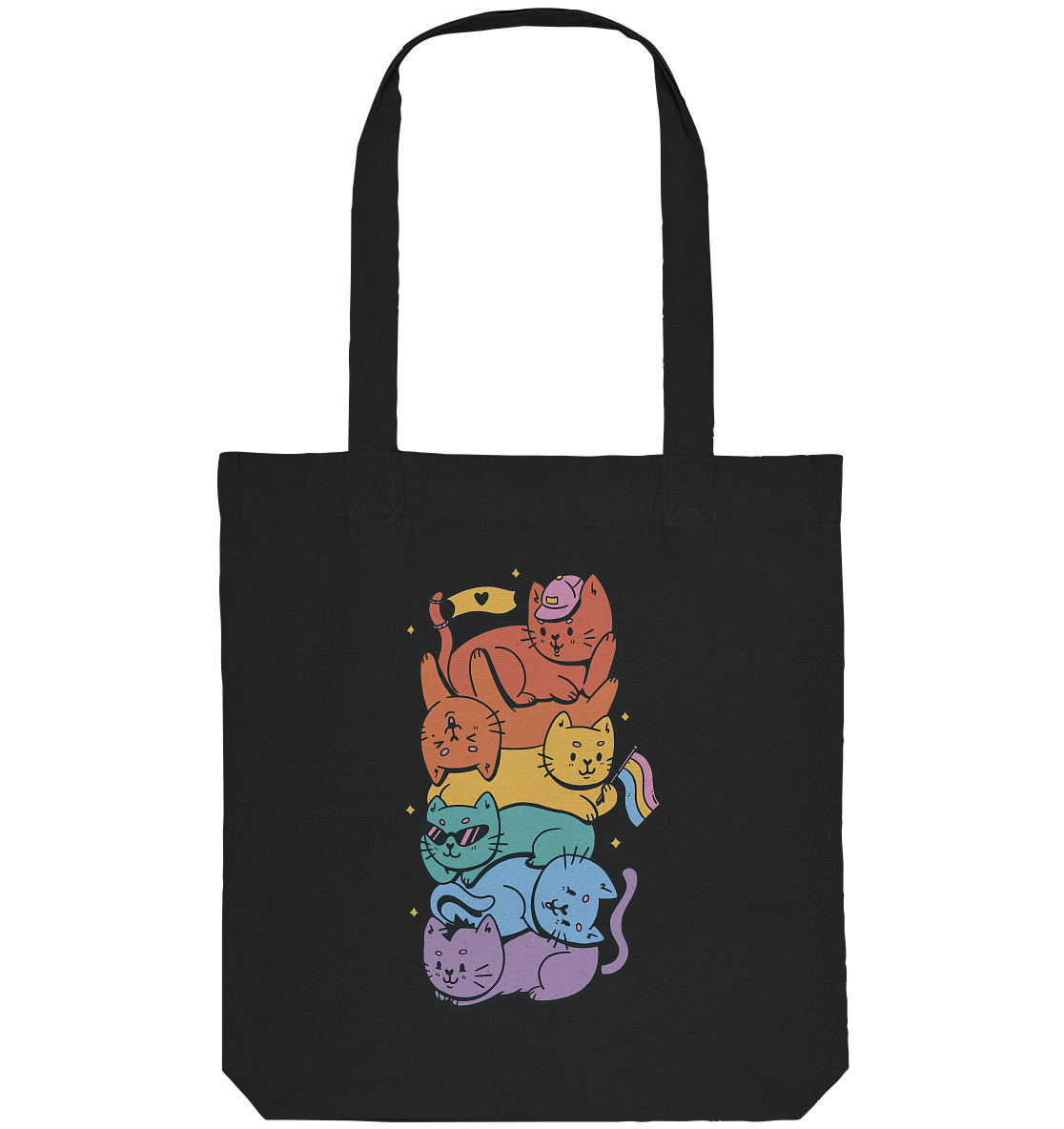 LGBTQ+ Katzen - Organic Tote-Bag