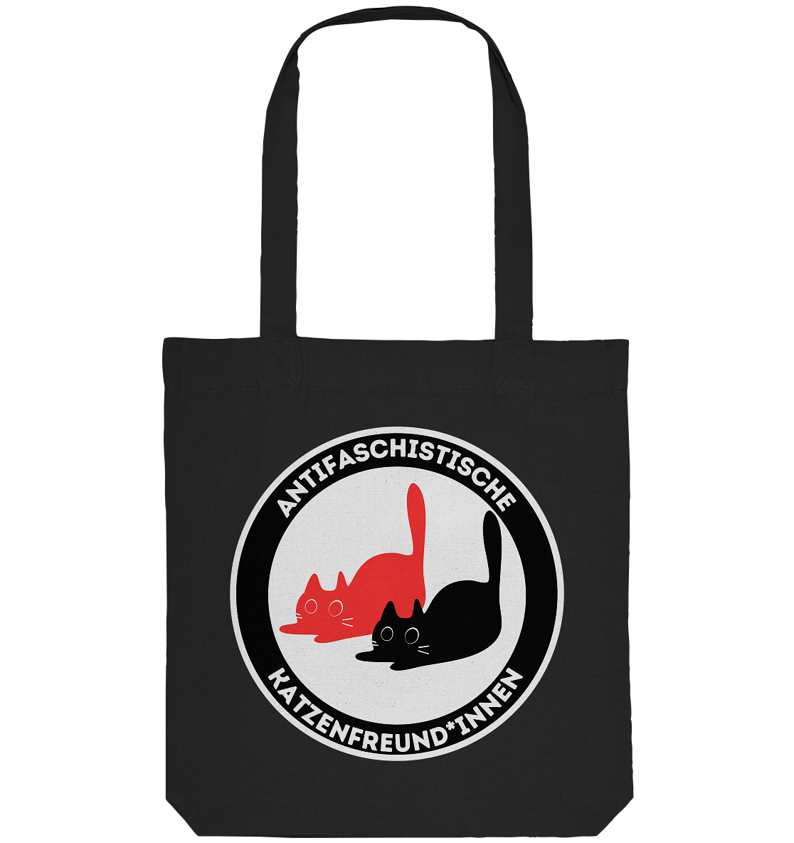 Antifaschistische Katzenfreund*innen - Organic Tote-Bag
