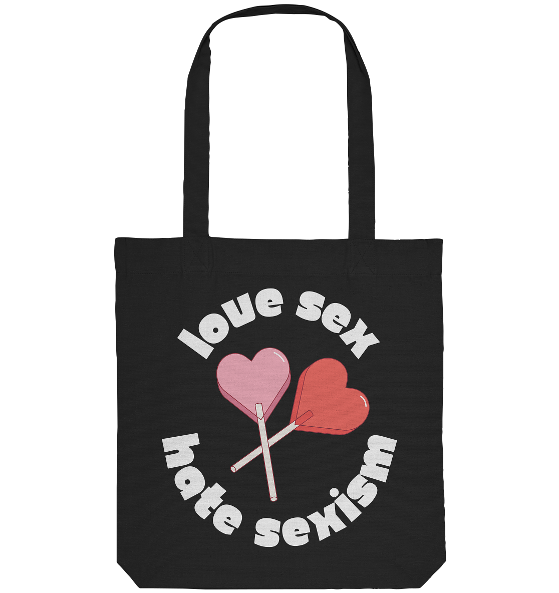 Love Sex Hate Sexism - Organic Tote-Bag