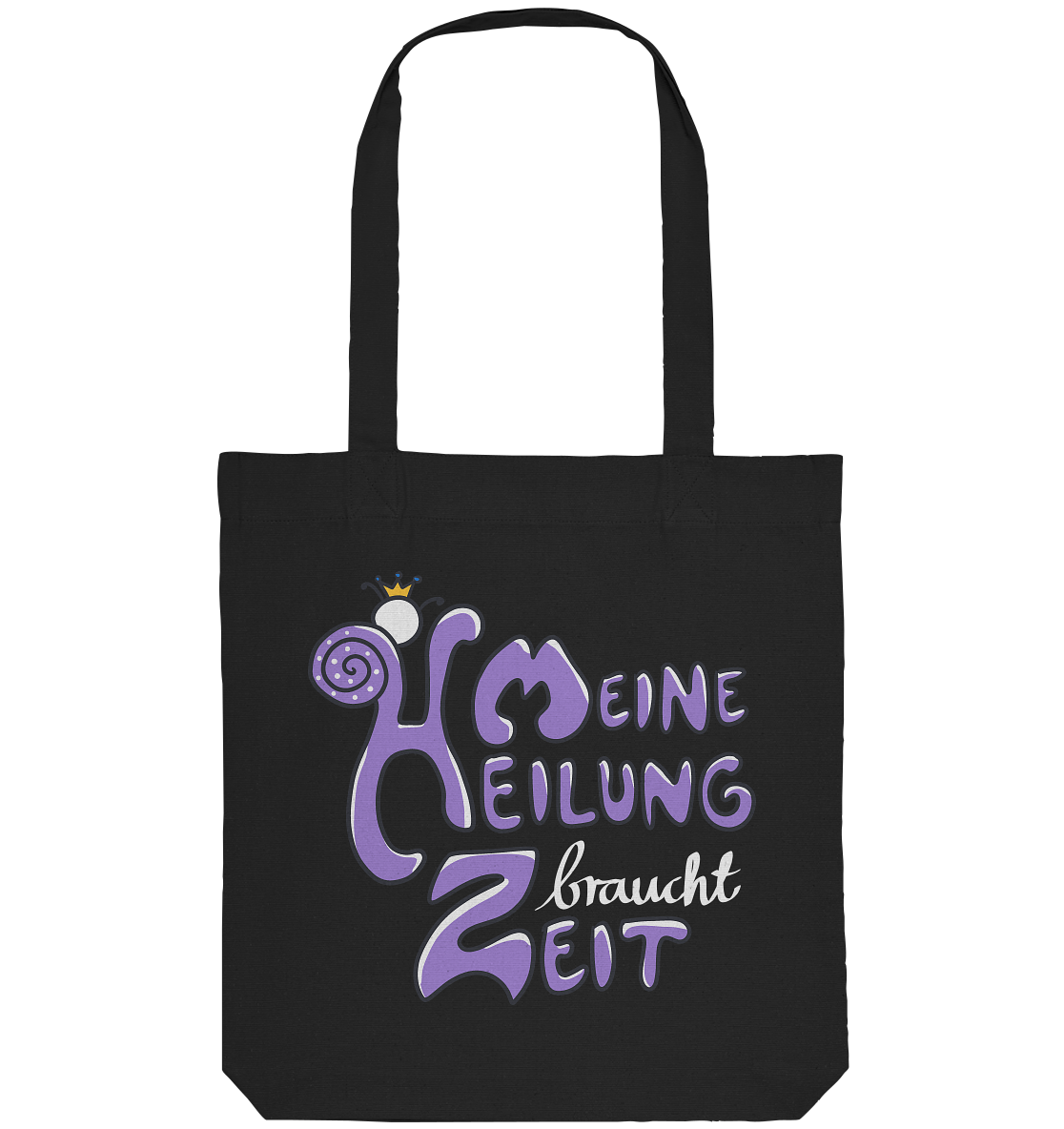 Meine Heilung braucht Zeit "Lila Edition" - Organic Tote-Bag