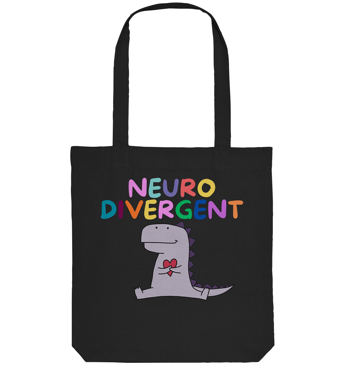 Neurodivergent "Dino Edition" - Organic Tote-Bag
