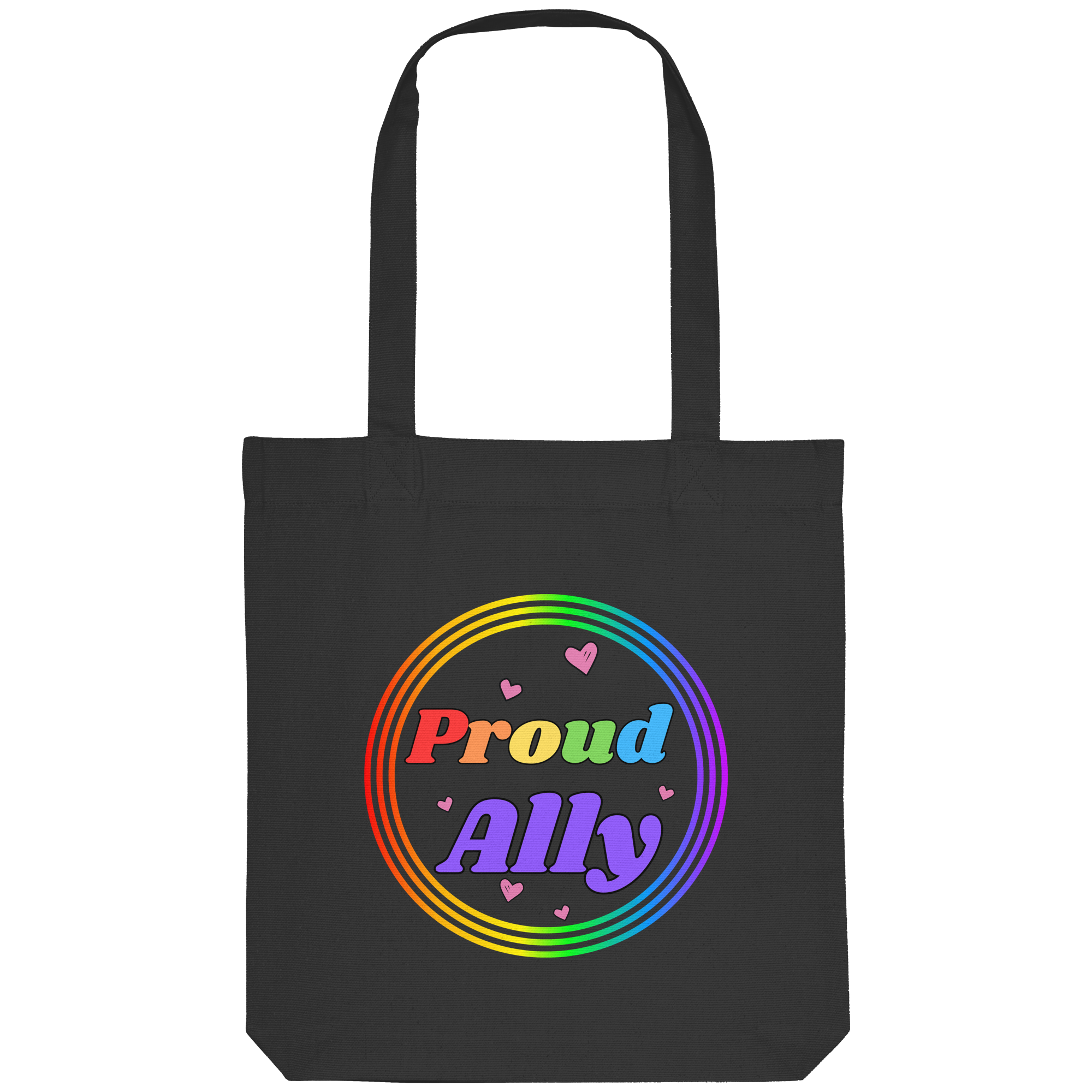 Proud Ally Regenbogenkreis - Organic Tote-Bag