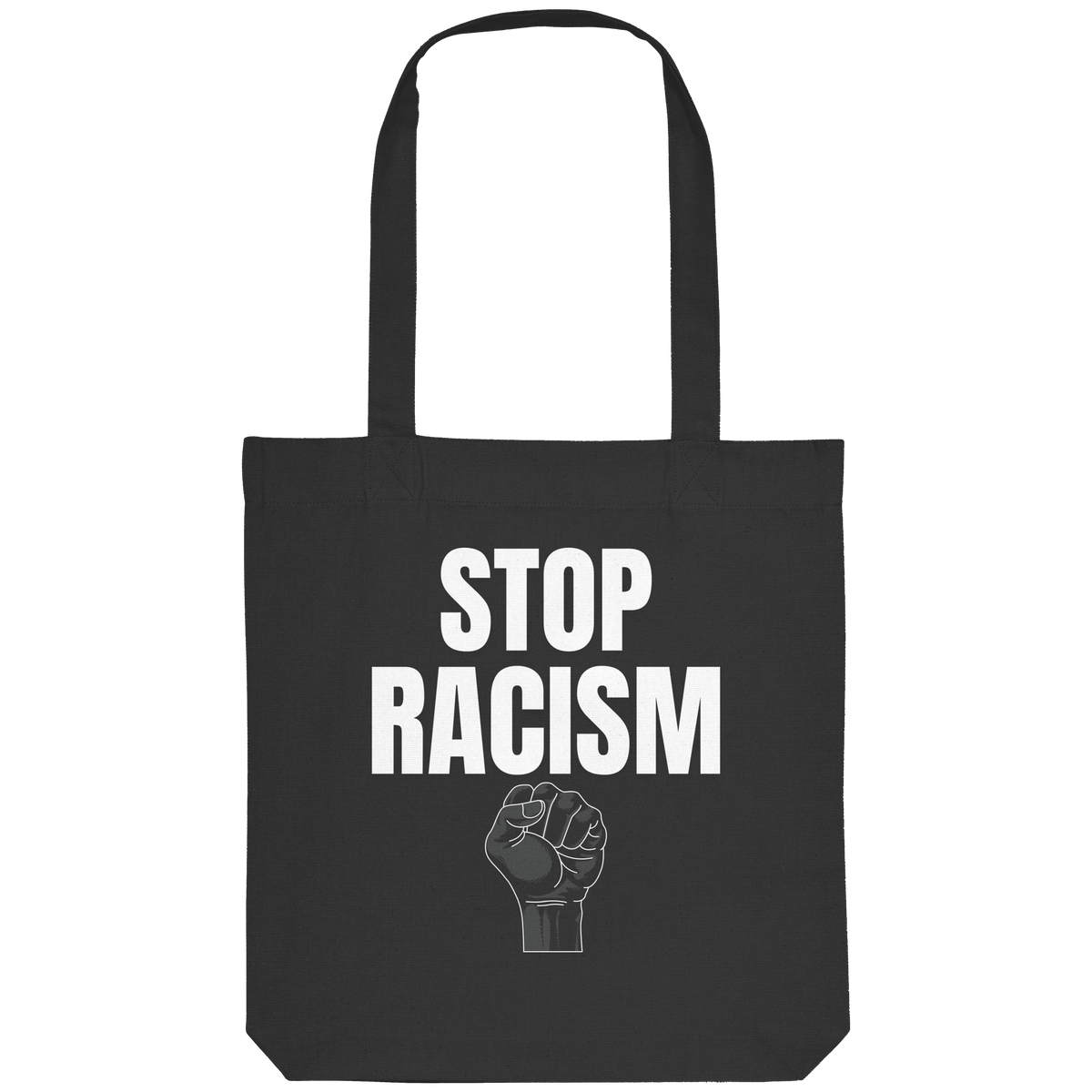 Stop Racism "Raised Fist Edition" - Organic Tote-Bag