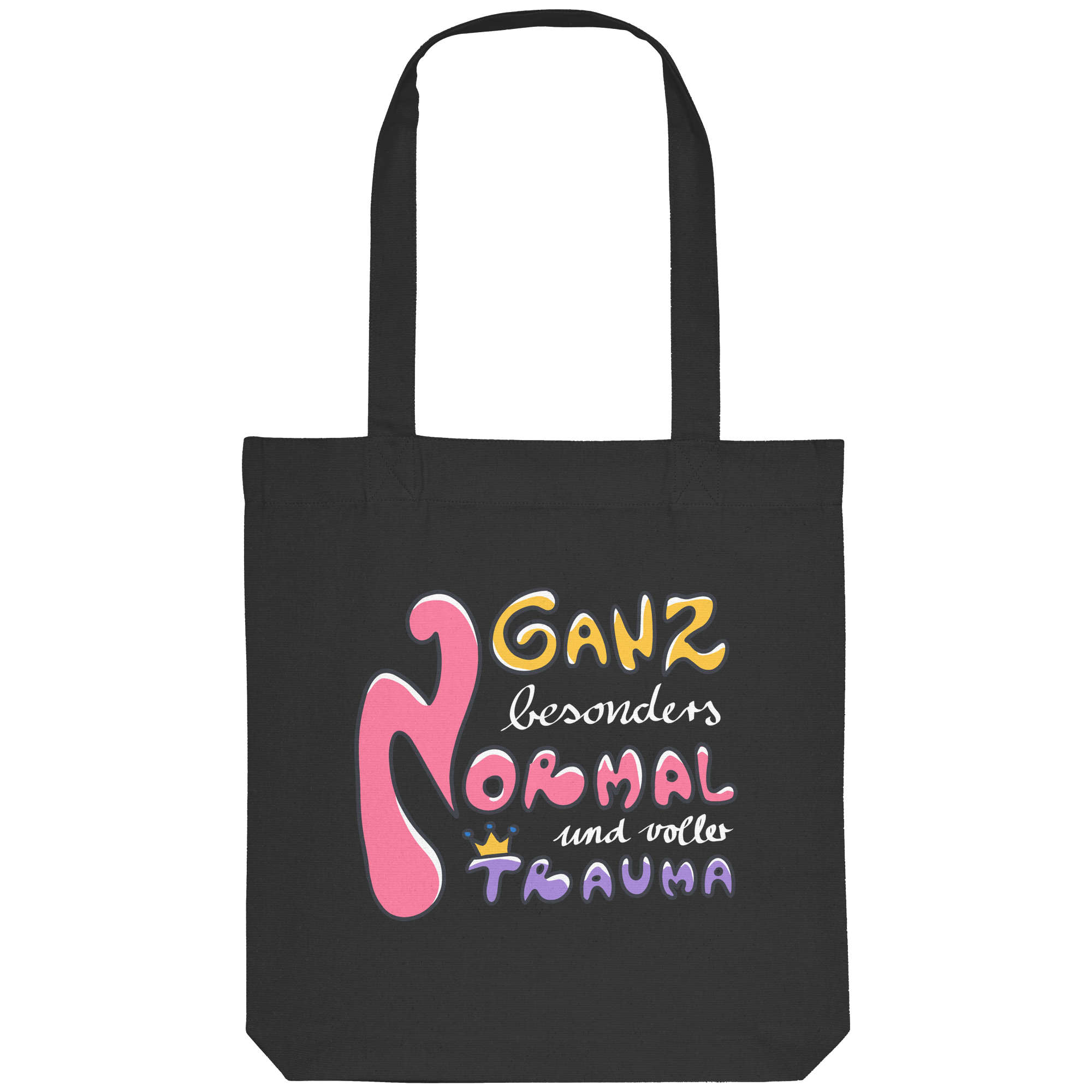 Ganz besonders Normal und voller Trauma "Bunte Edition" - Organic Tote-Bag