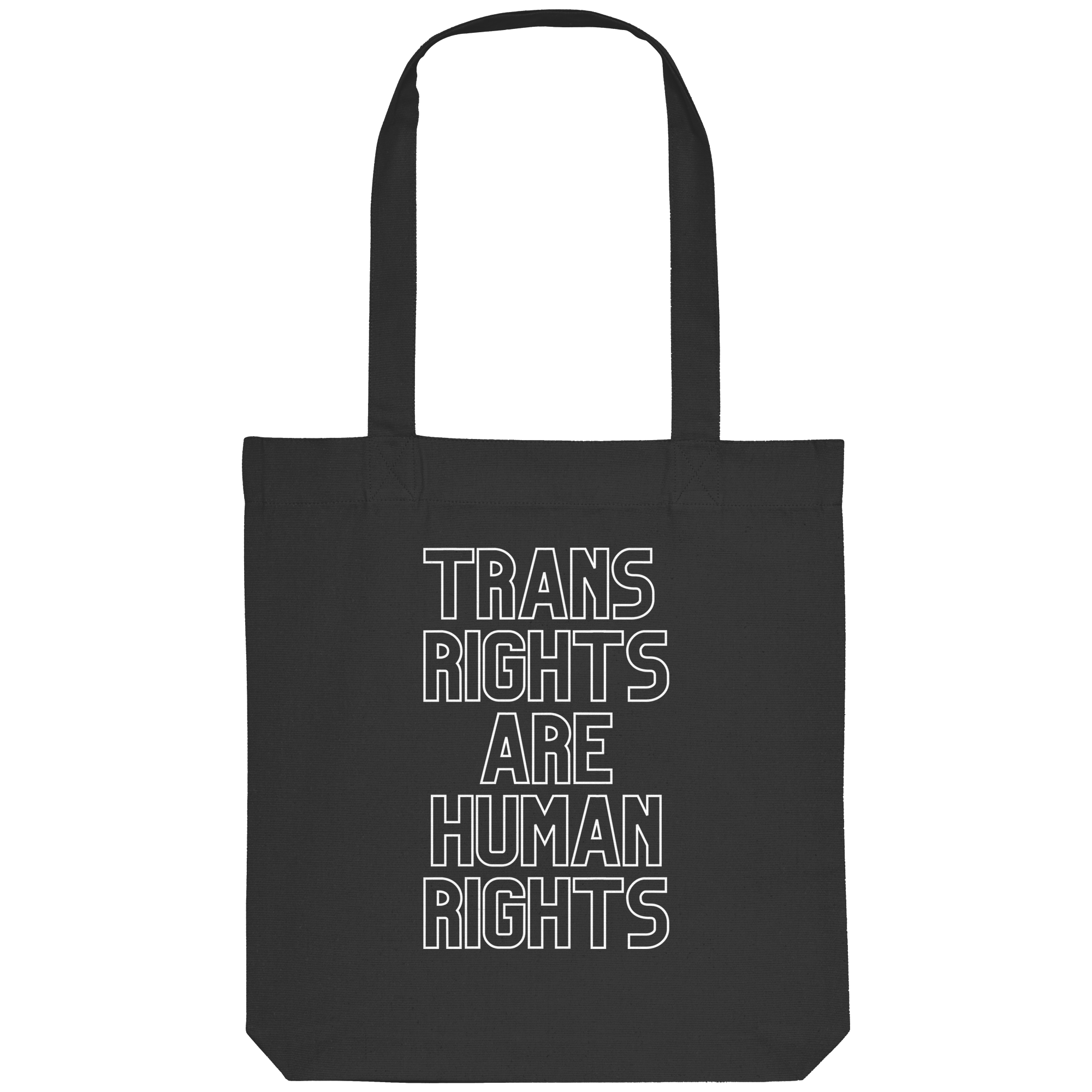 Trans Rights are Human Rights "Statement Edition" - Organic Tote-Bag