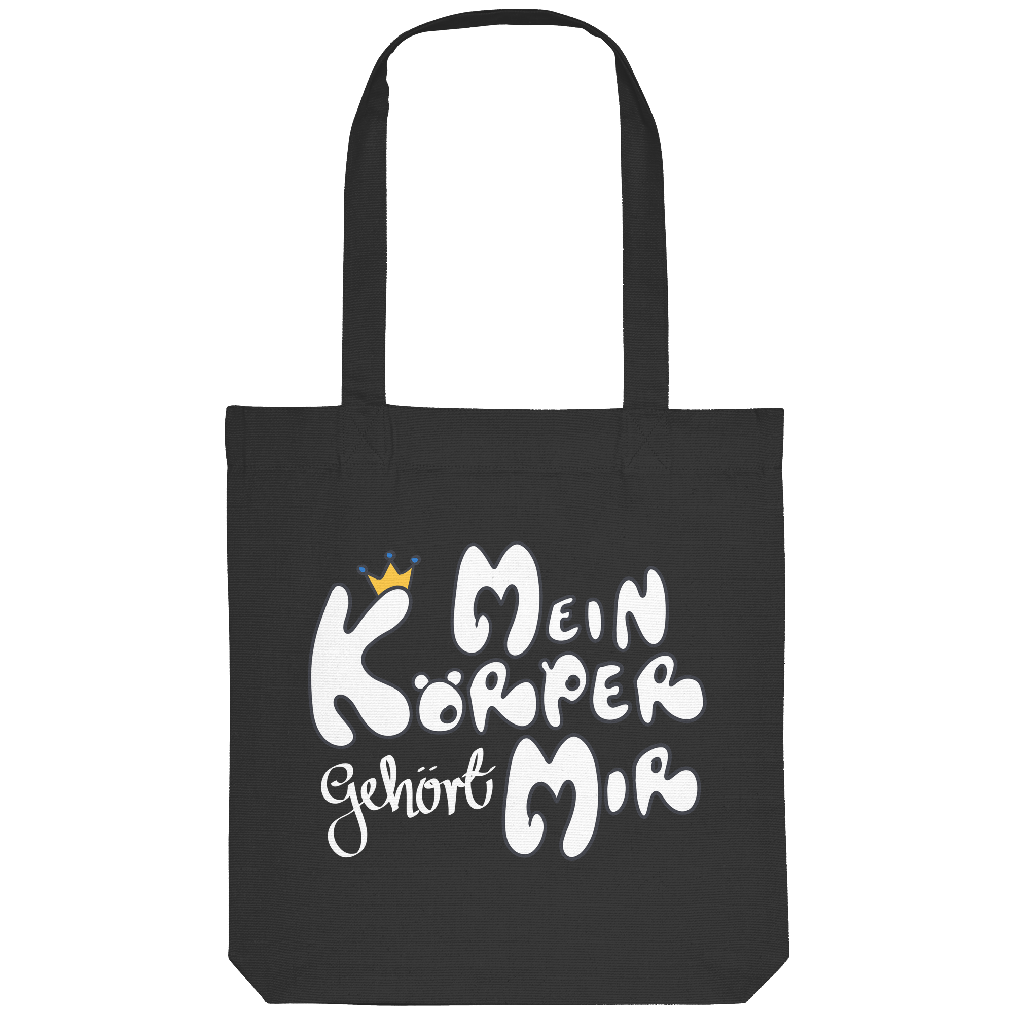 Mein Körper gehört mir "Weiße Edition" - Organic Tote-Bag