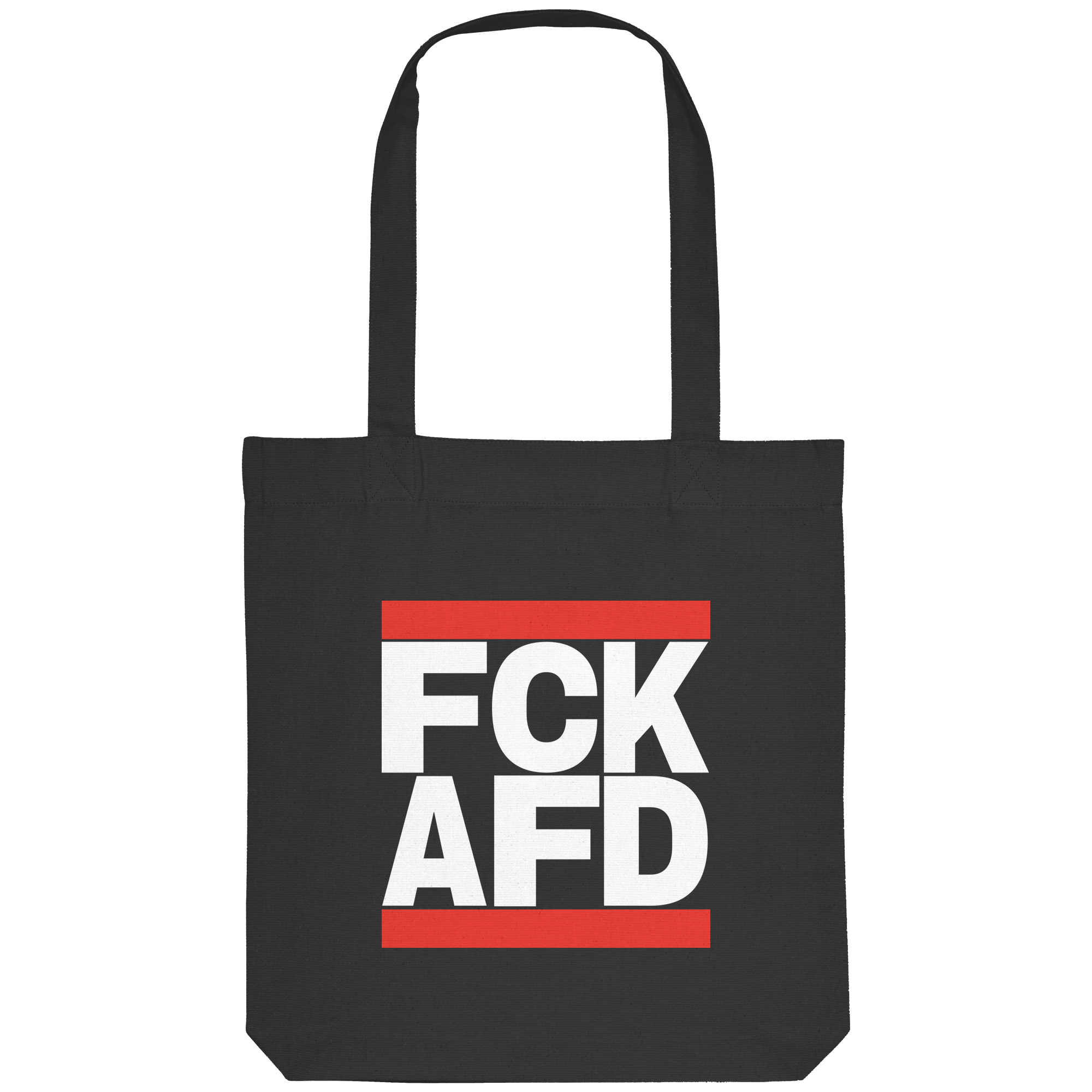 FCK AFD (weiße Schrift) - Organic Tote-Bag