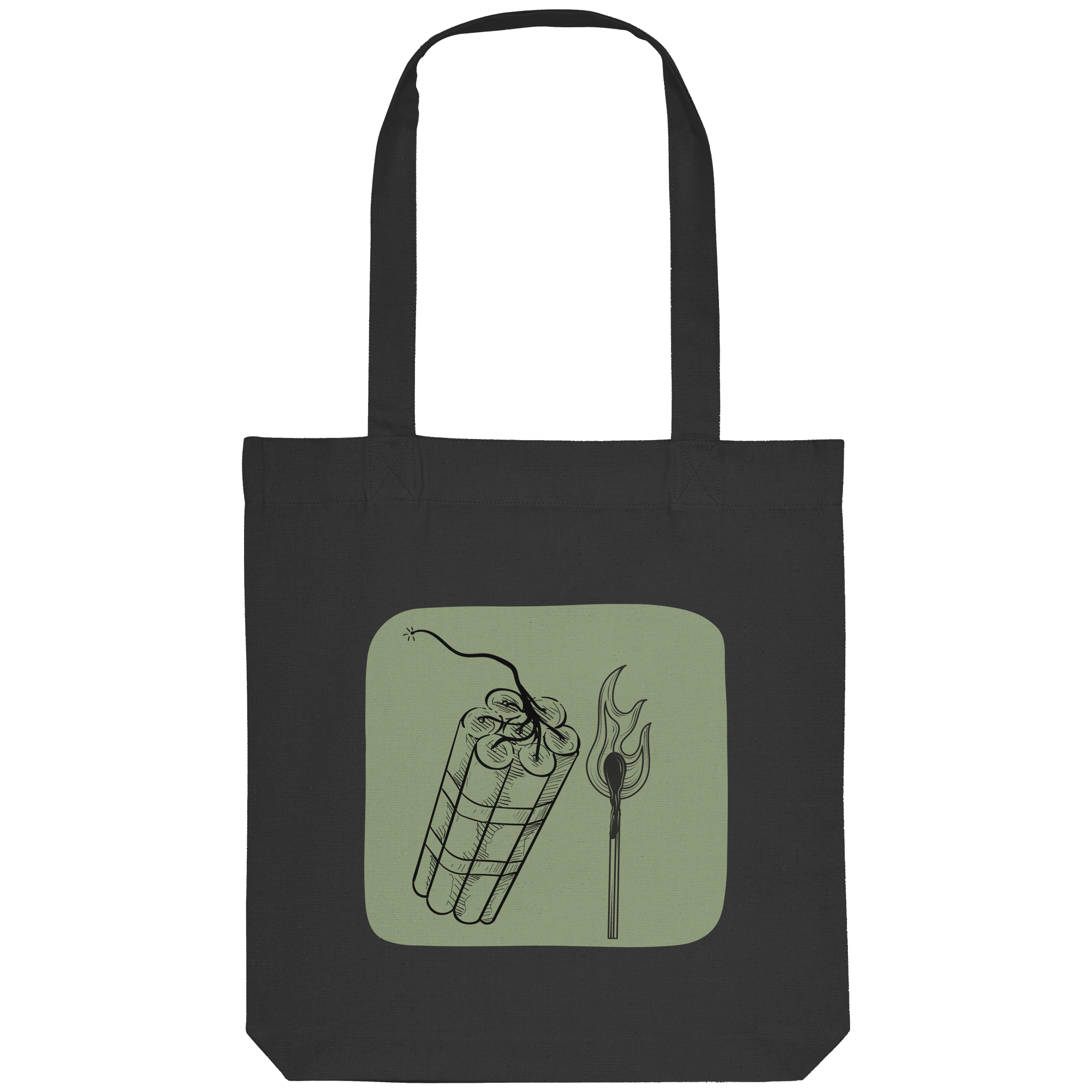 Feuer und Flamme fürs Patriarchat - Organic Tote-Bag
